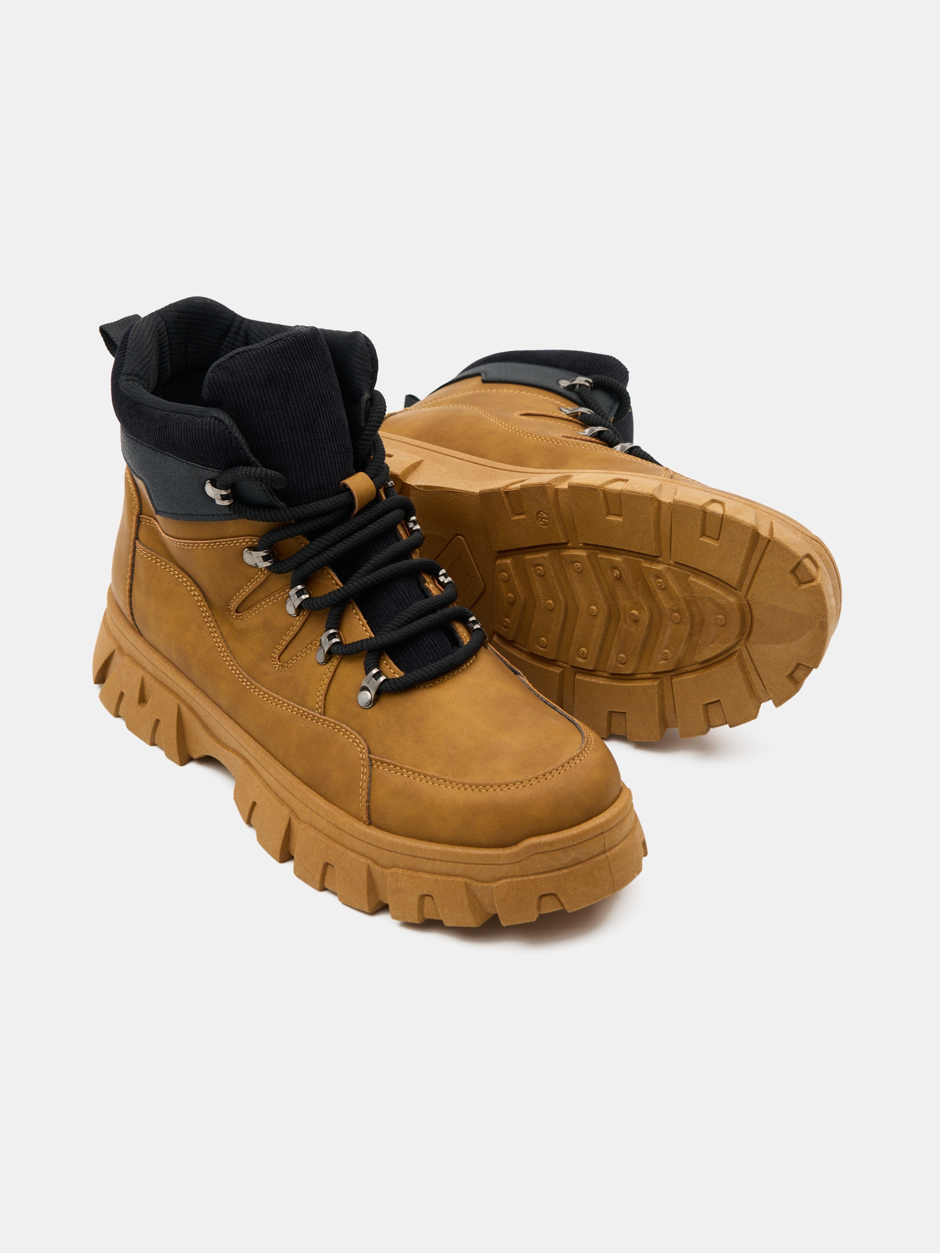 Sinsay - Μποτάκια πεζοπορίας μέχρι τον αστράγαλο - χρυσο-καφε φωτογραφία