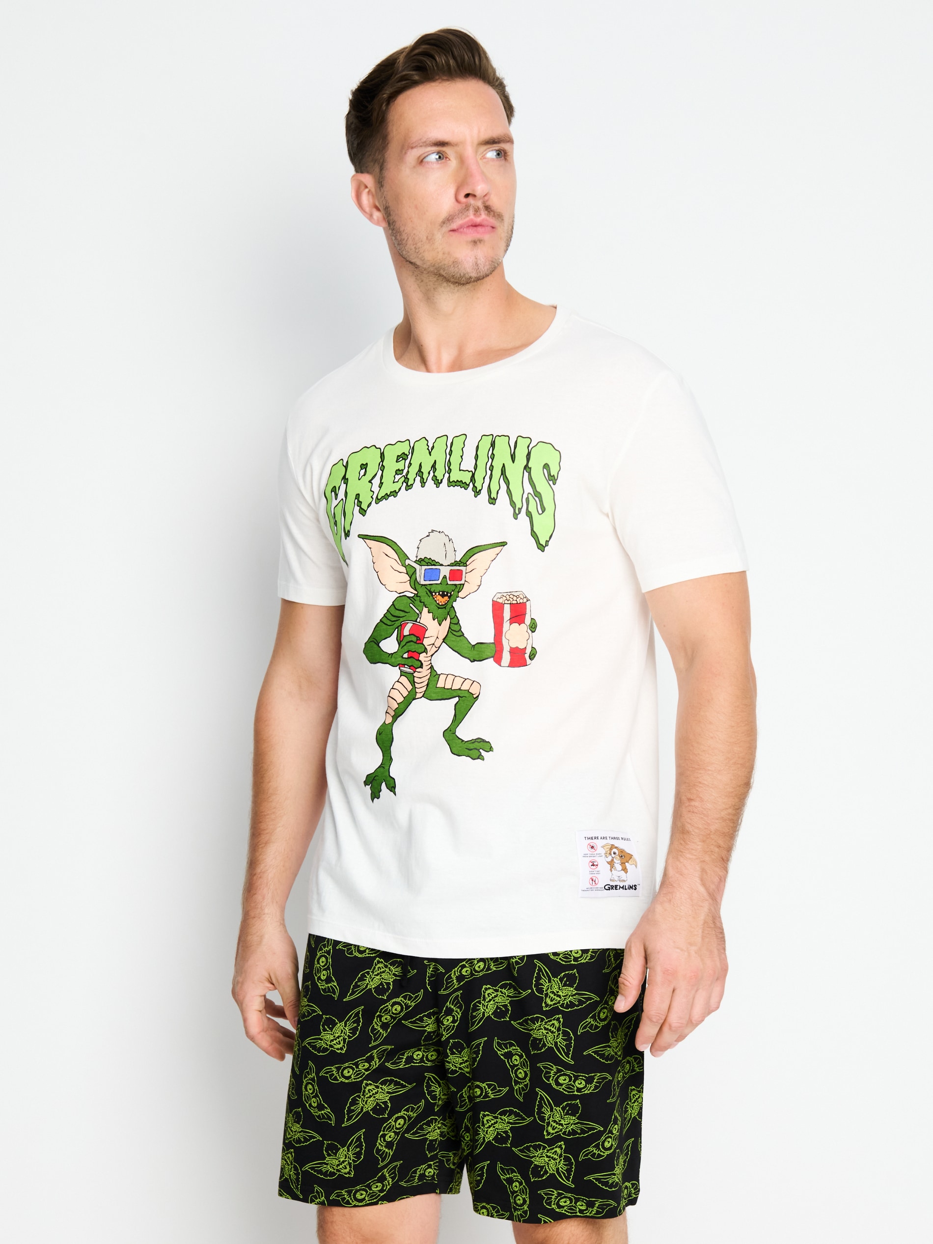 Sinsay - Piżama dwuczęściowa Gremlins - wielobarwny