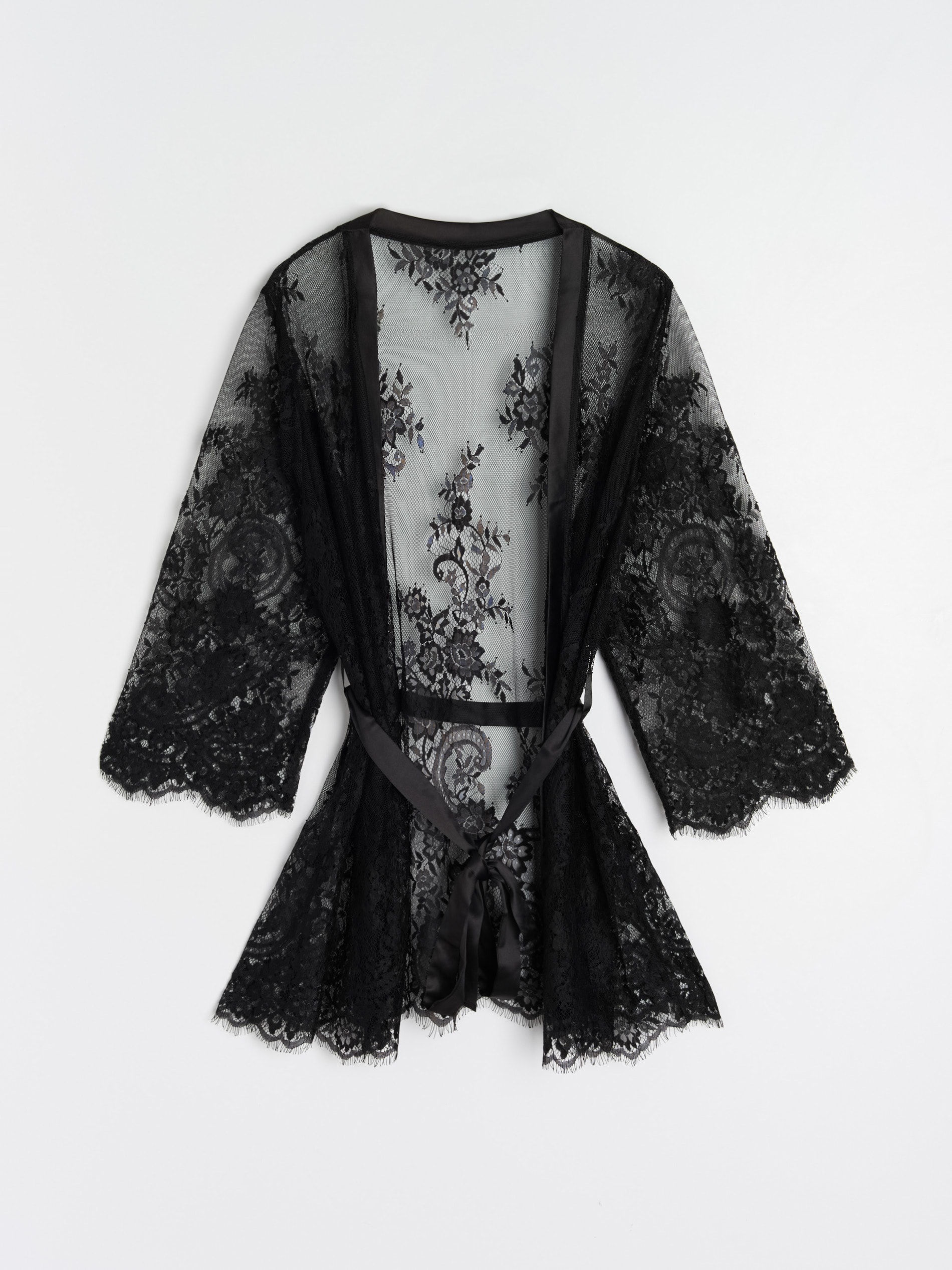 Sinsay - Μαλακό δαντελένιο σουτιέν - μαυρο φωτογραφία