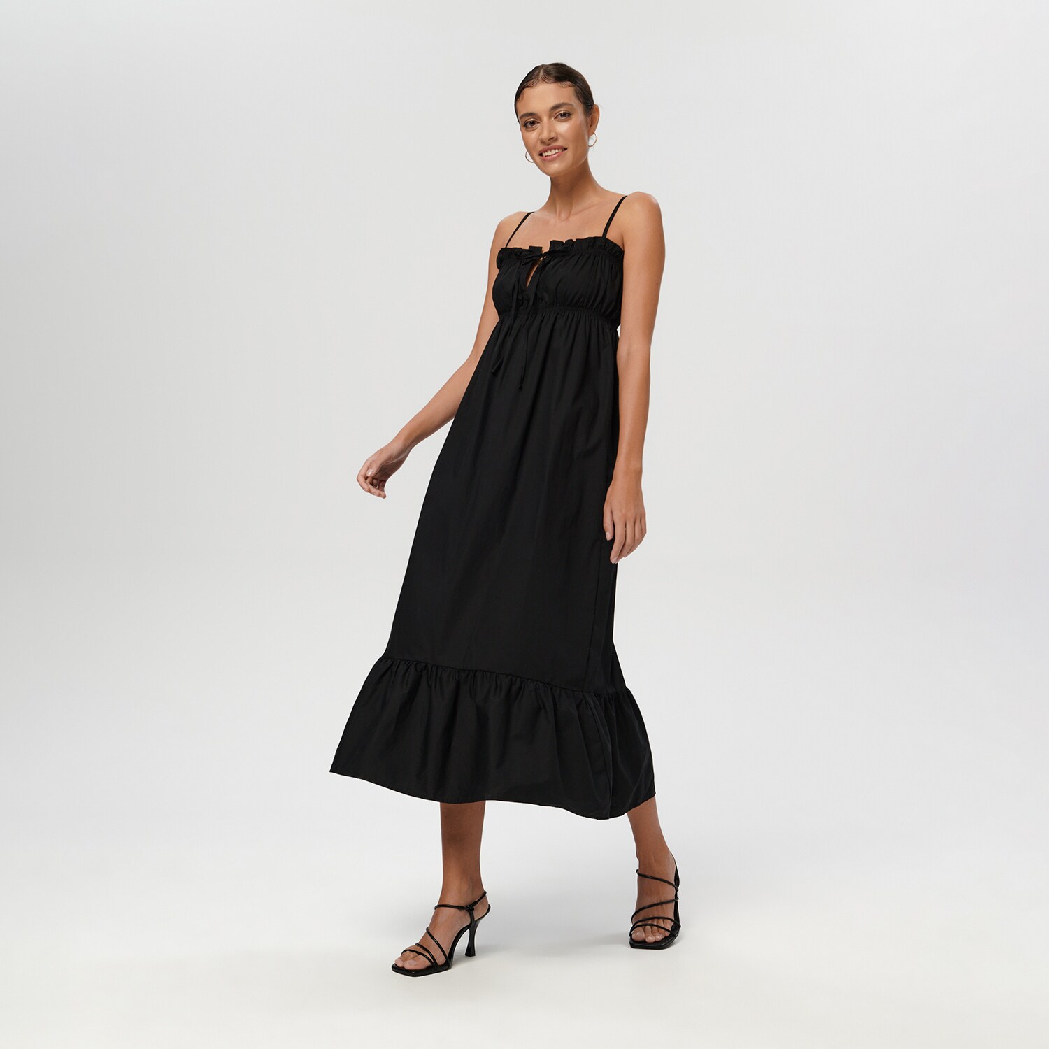 Sinsay - Rochie maxi - Negru