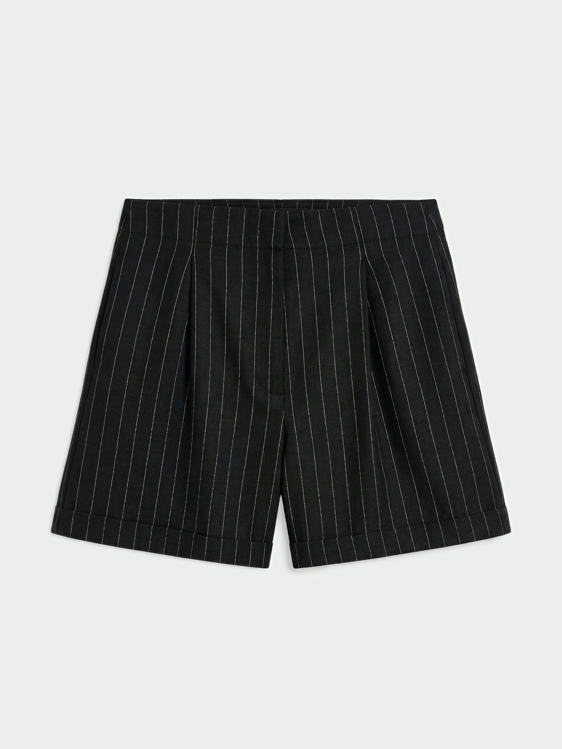 Sinsay - Szorty w paski - czarny