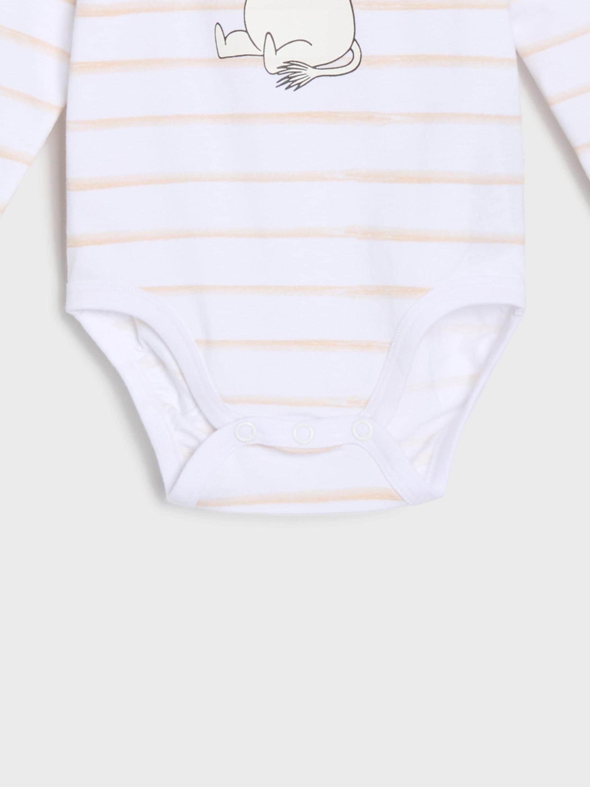 Sinsay - Κορμάκι με ρίγες The Moomins - λευκο φωτογραφία