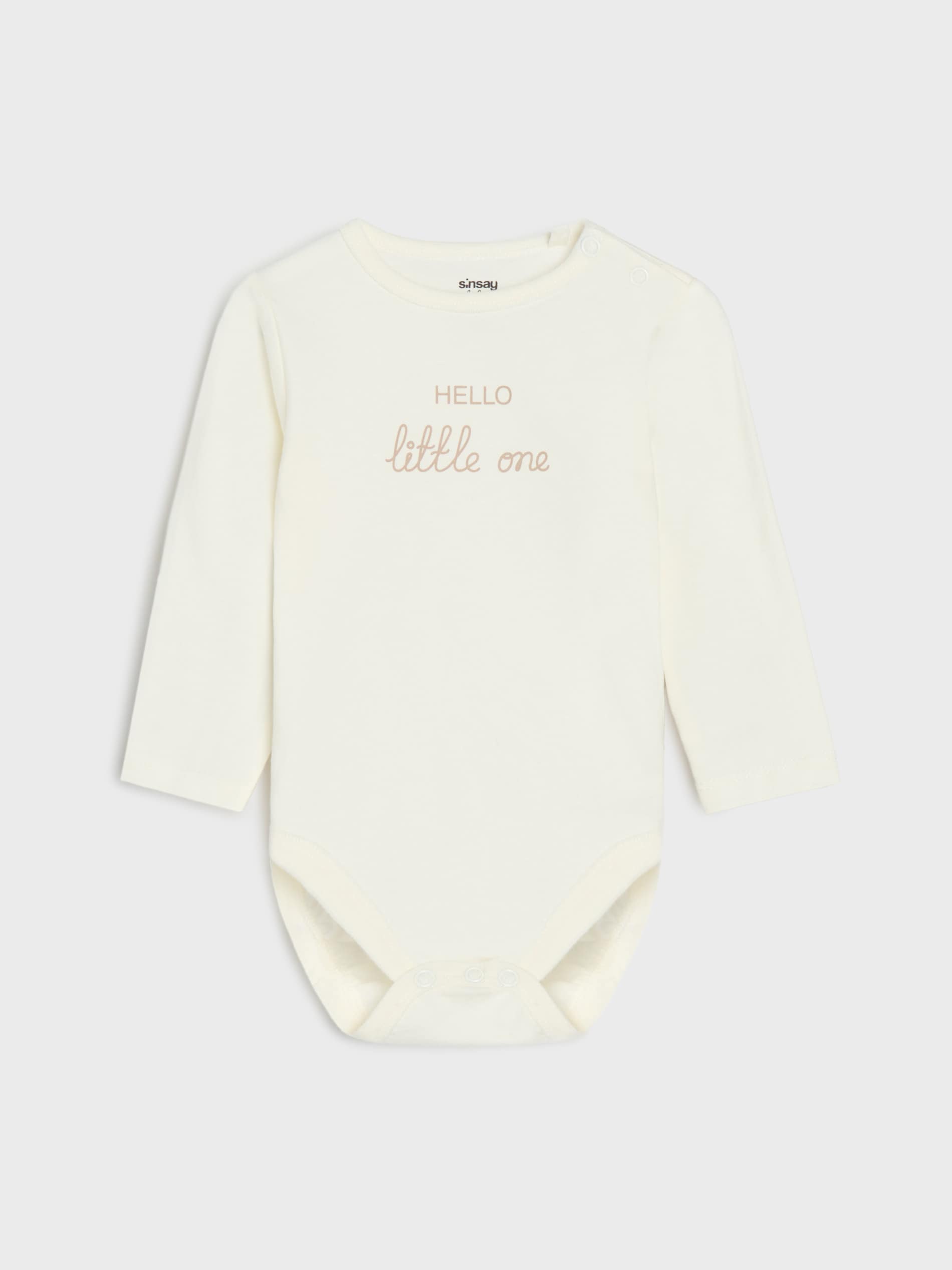 Sinsay - Σετ με 2 κορμάκια - κρεμ φωτογραφία