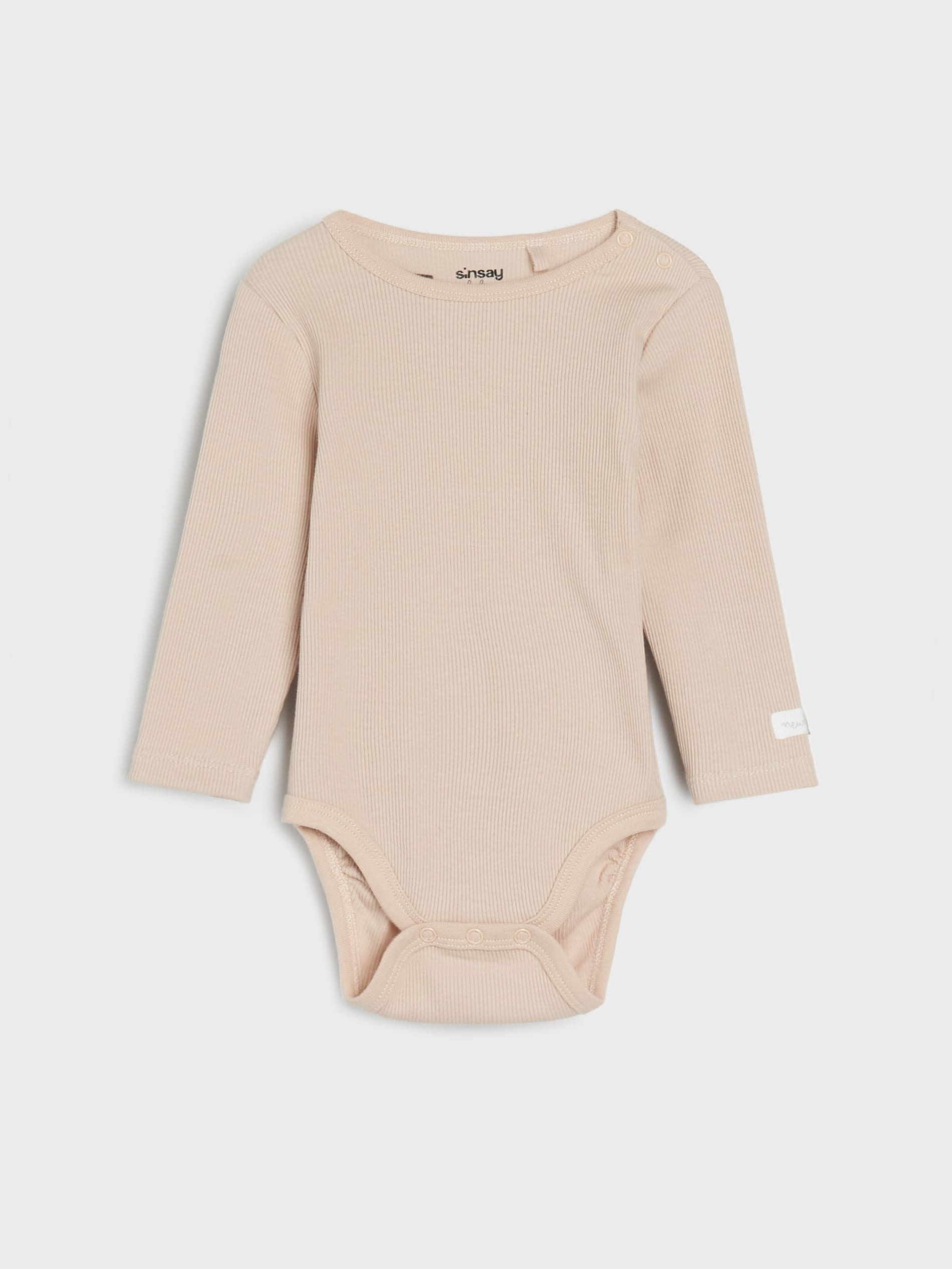 Sinsay - Σετ με 3 κορμάκια - κρεμ φωτογραφία