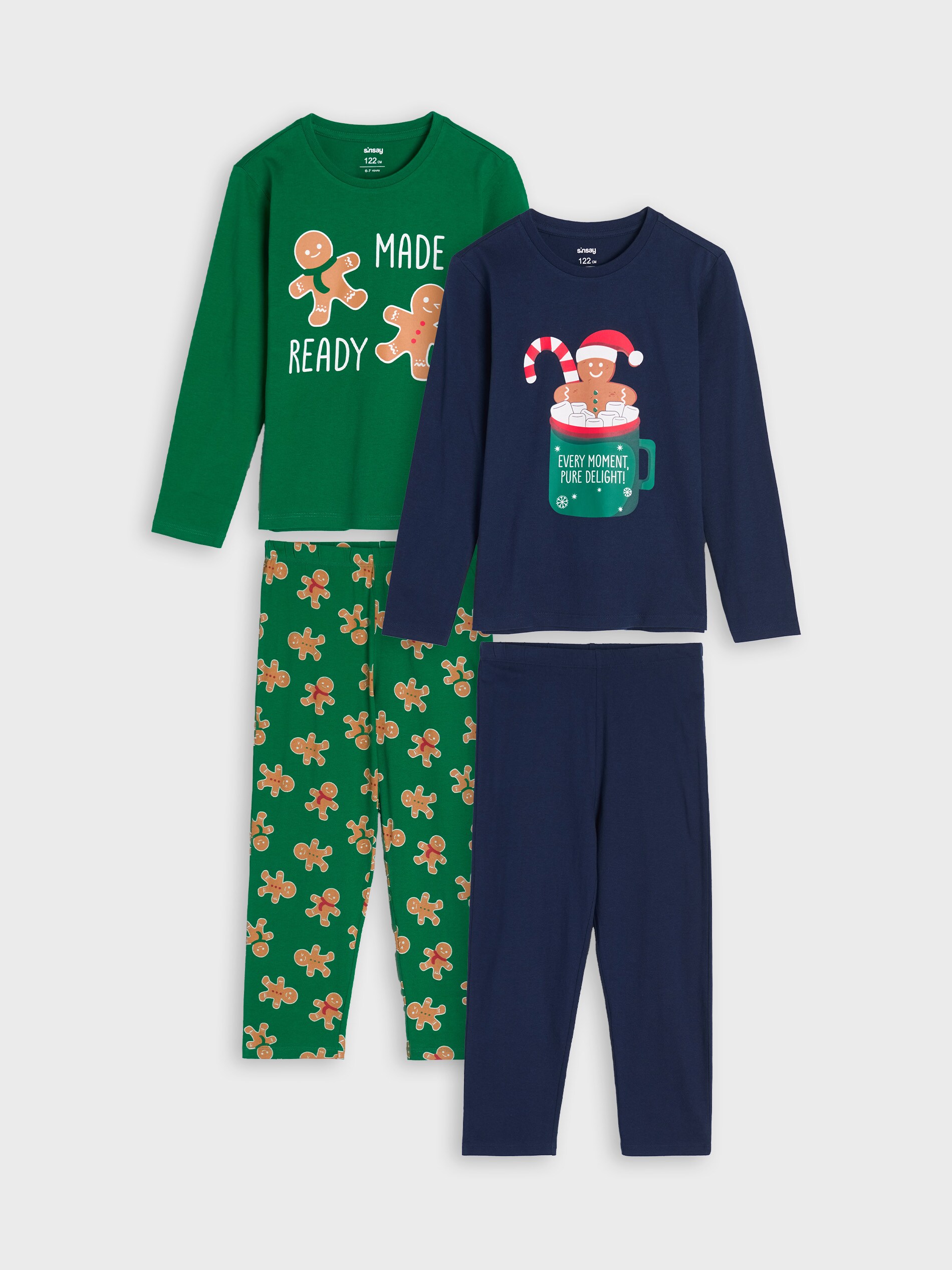 Sinsay - Set De 2 Pijamale - Verde