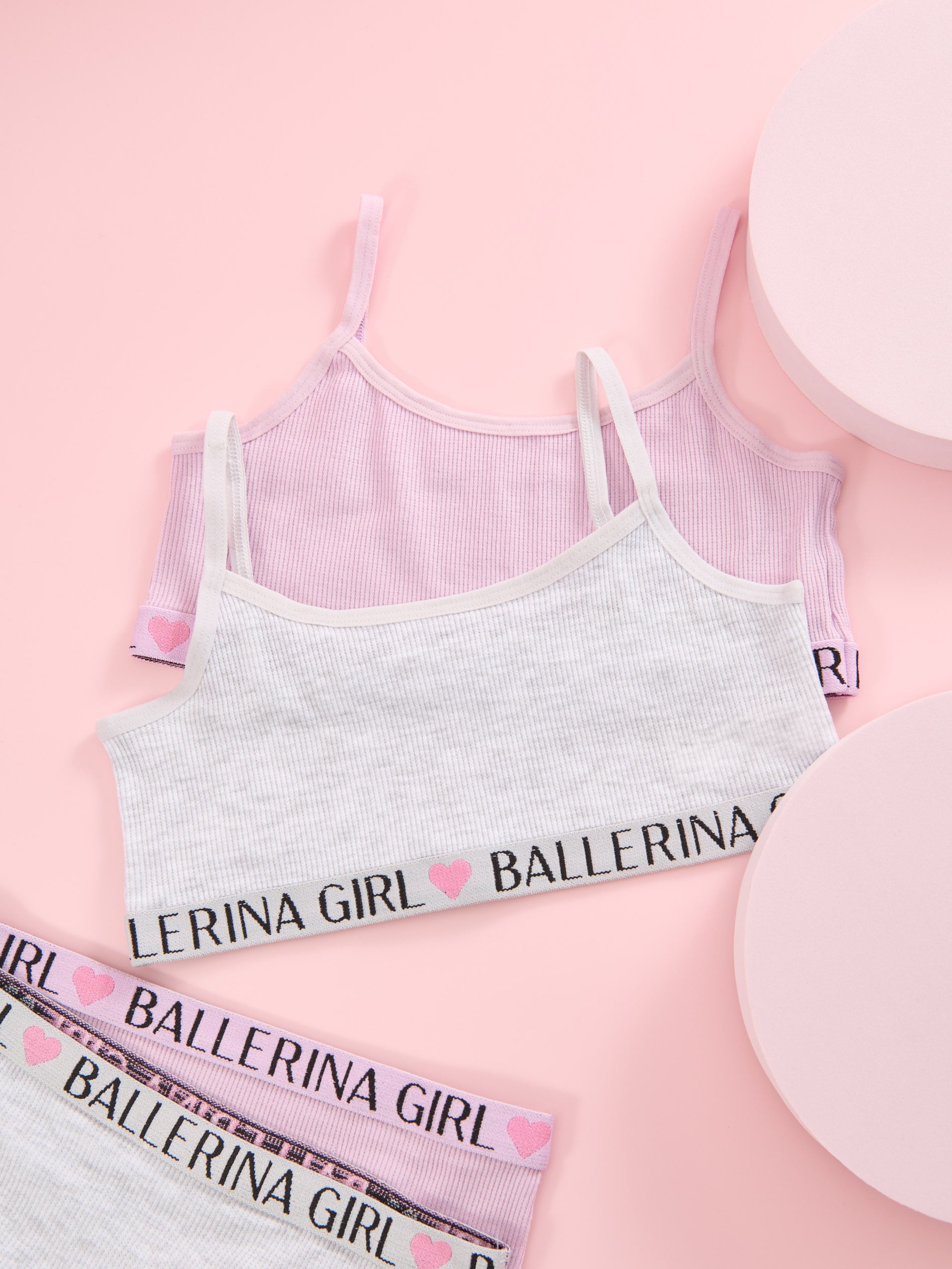 Sinsay - Bawełniany top 2 pack - fioletowy