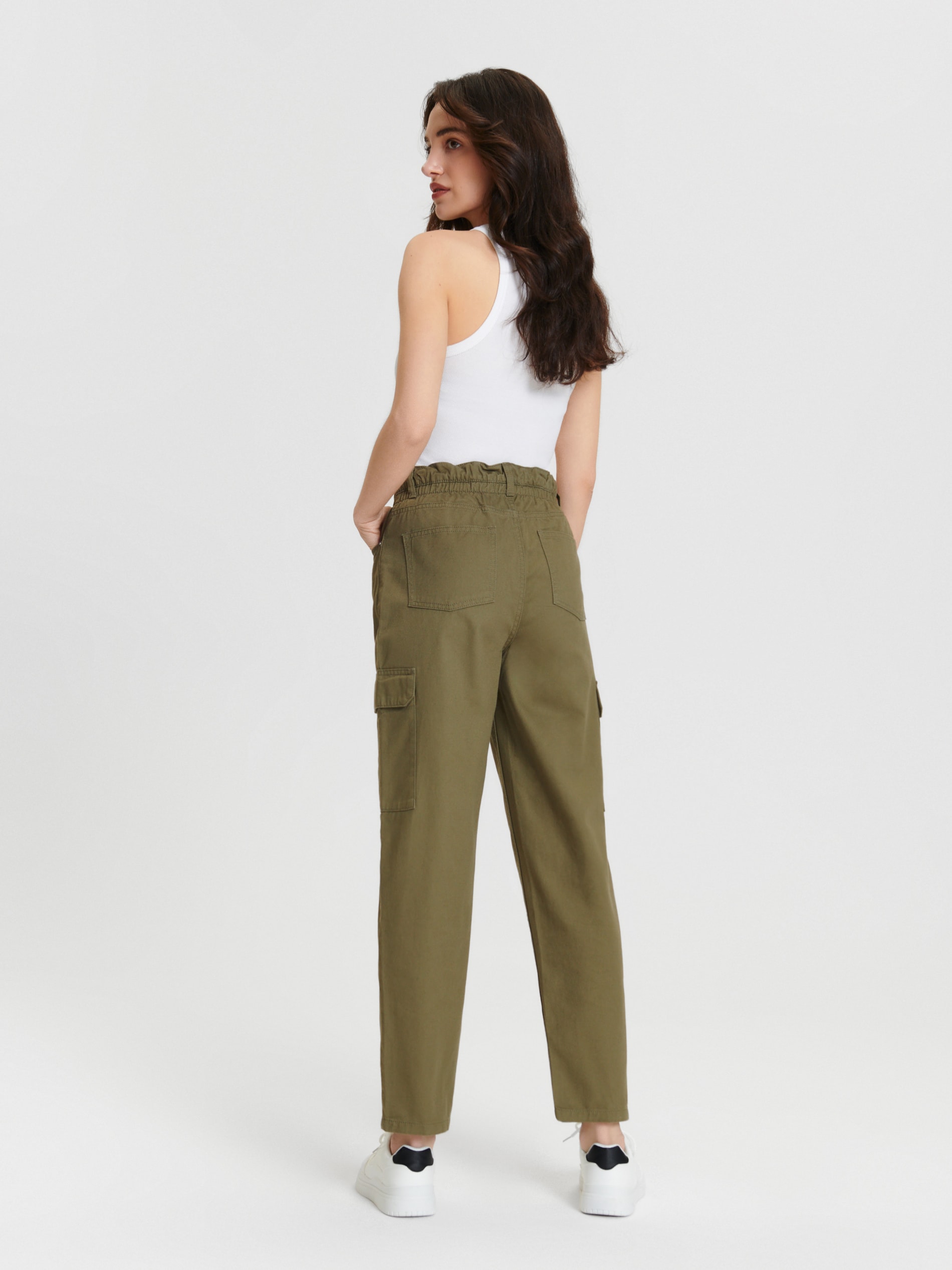 Sinsay - Cargo Pantalone - Zeleno