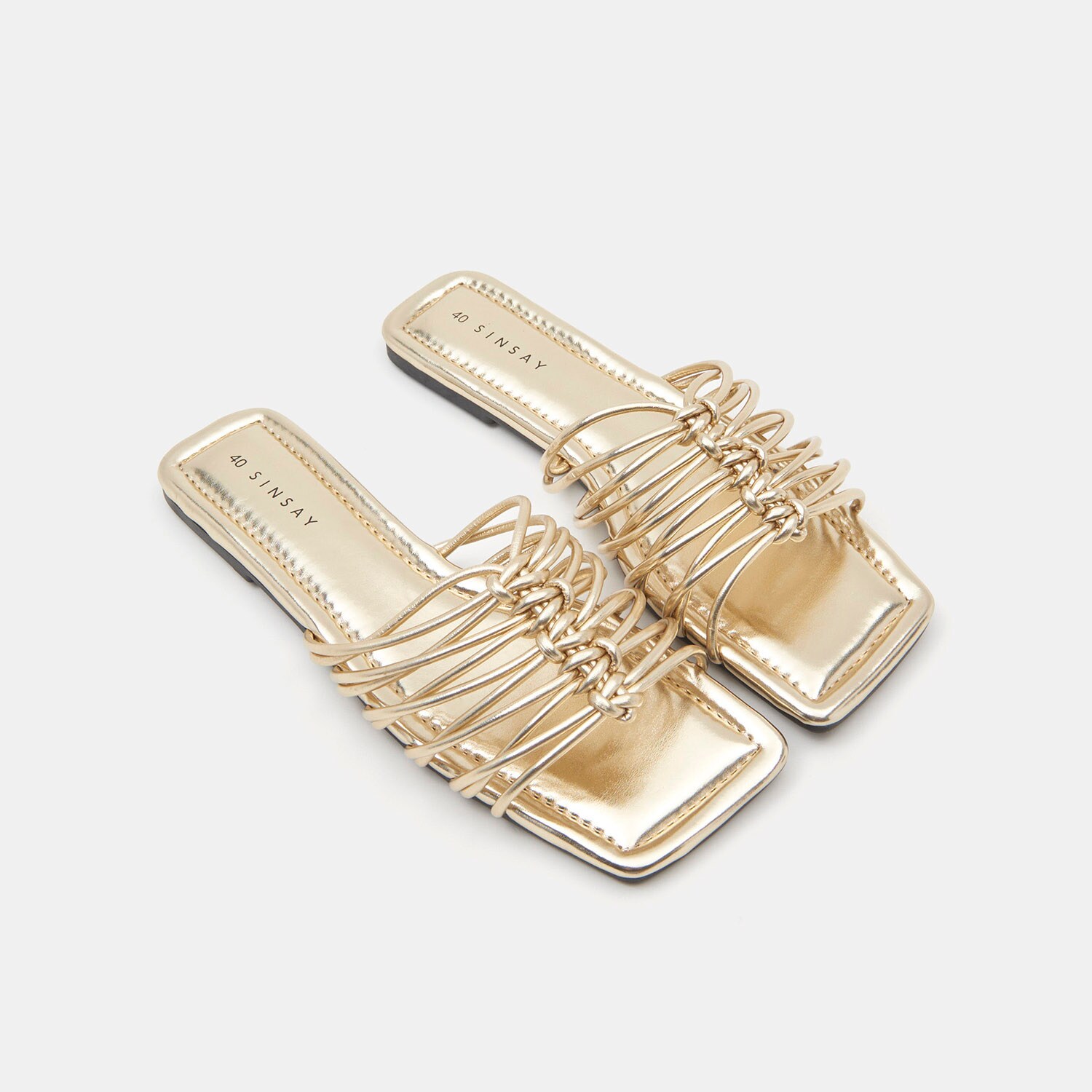 Sinsay - Pantofle - Zlatá
