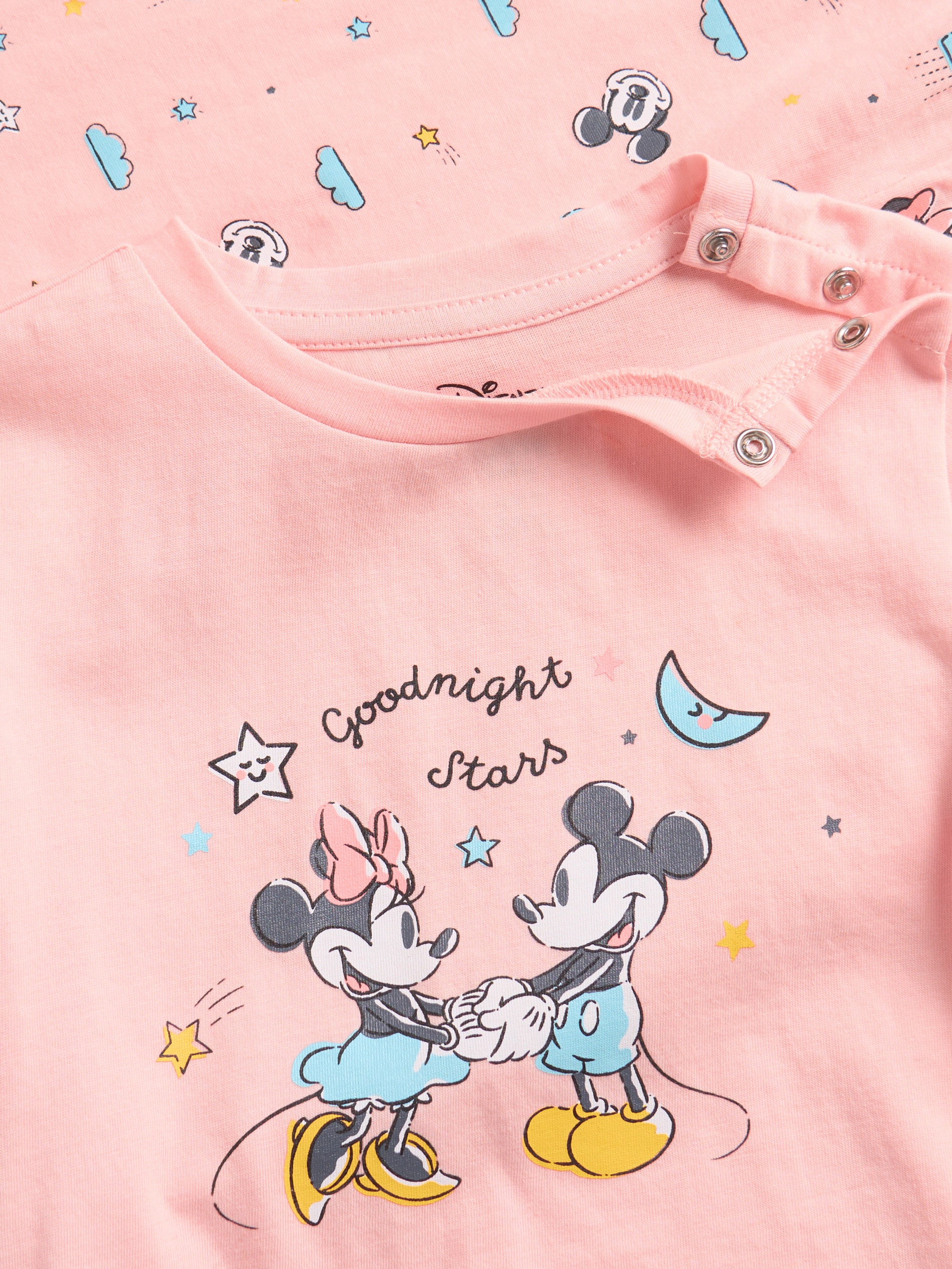 Sinsay - Dvodijelna Pidžama Mickey Mouse - Pastelno Roze