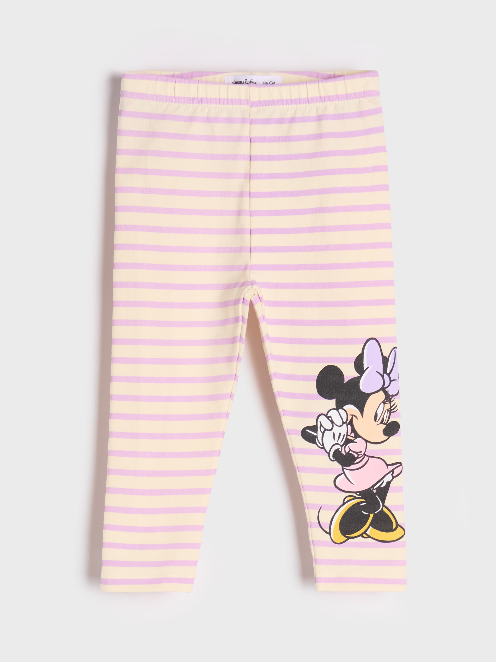 Sinsay - Set De 3 Perechi De Colanți Minnie Mouse - Crem