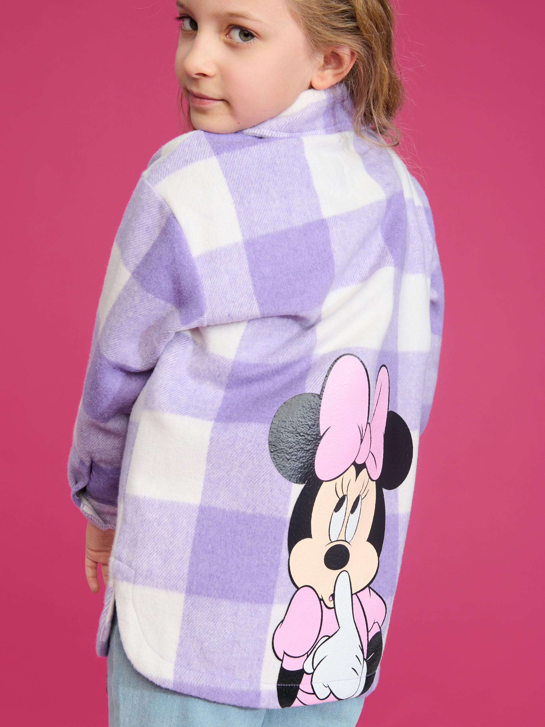 Sinsay - Jachetă Shacket N Mickey Minnie - Lavand