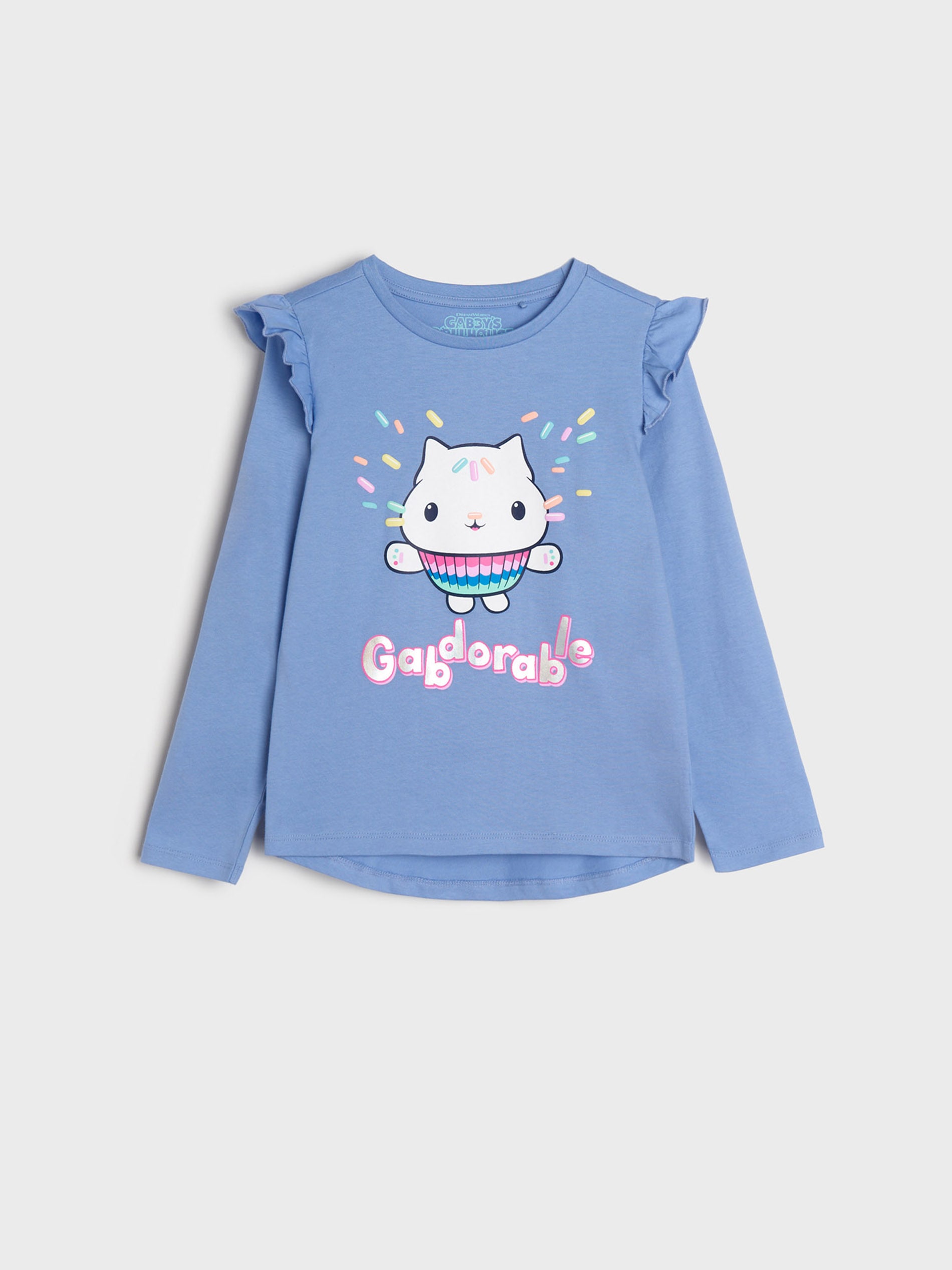 Sinsay - Gabby's Dollhouse hosszú ujjú póló - Kék termék 2. képe