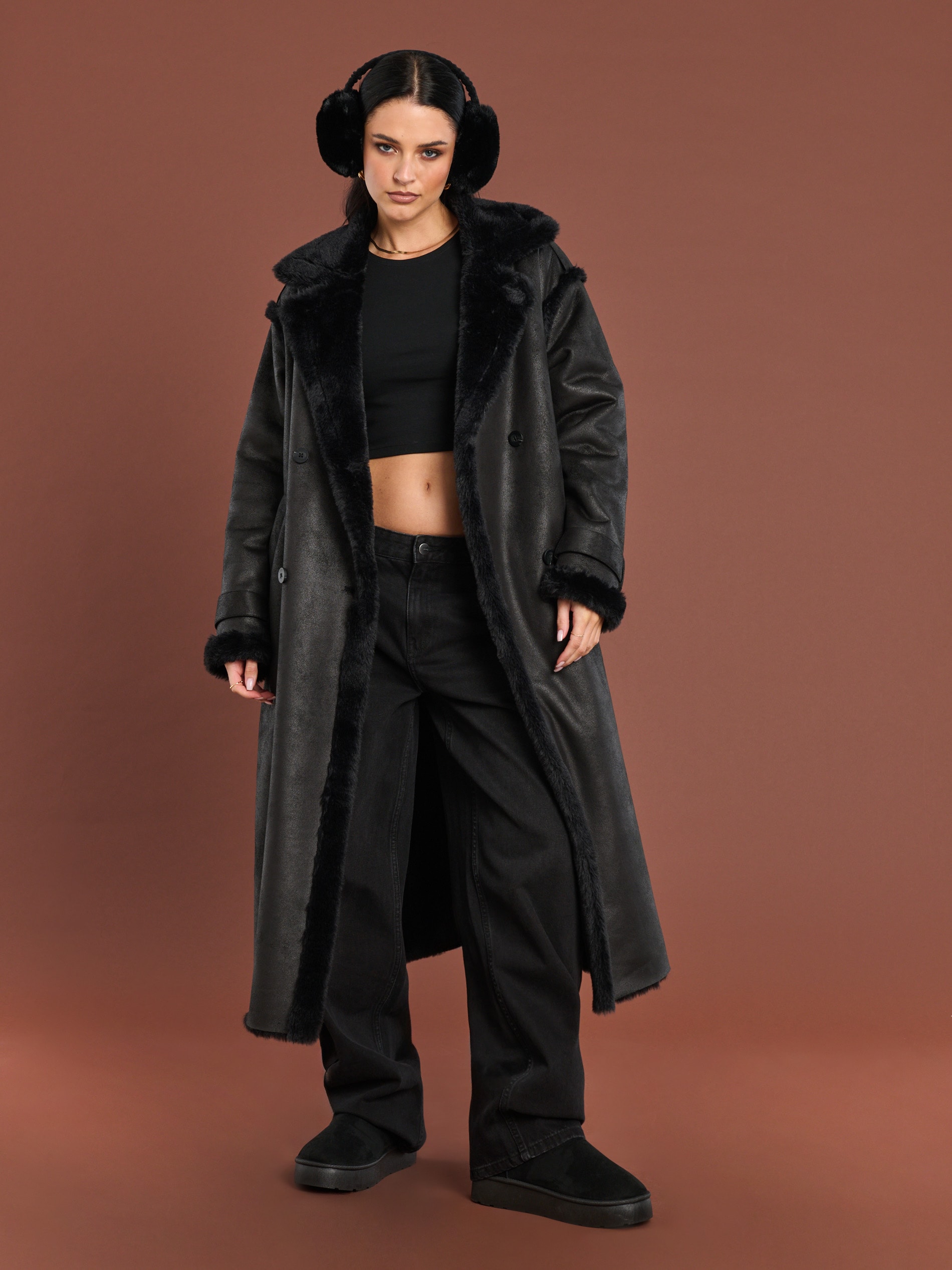 Sinsay - Παλτό - μαυρο φωτογραφία