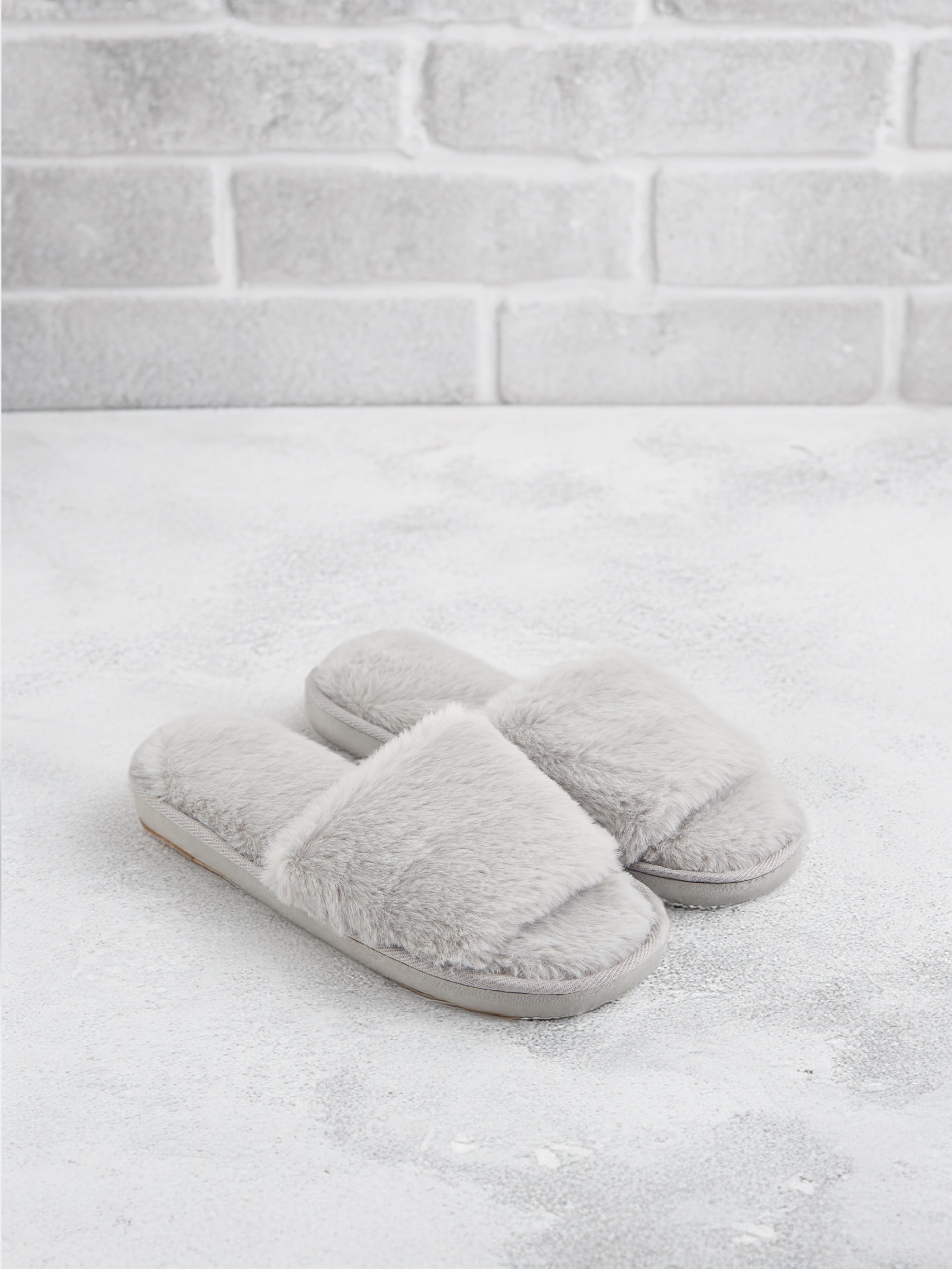 Sinsay - Παντόφλες - ανοιχτό γκρι φωτογραφία