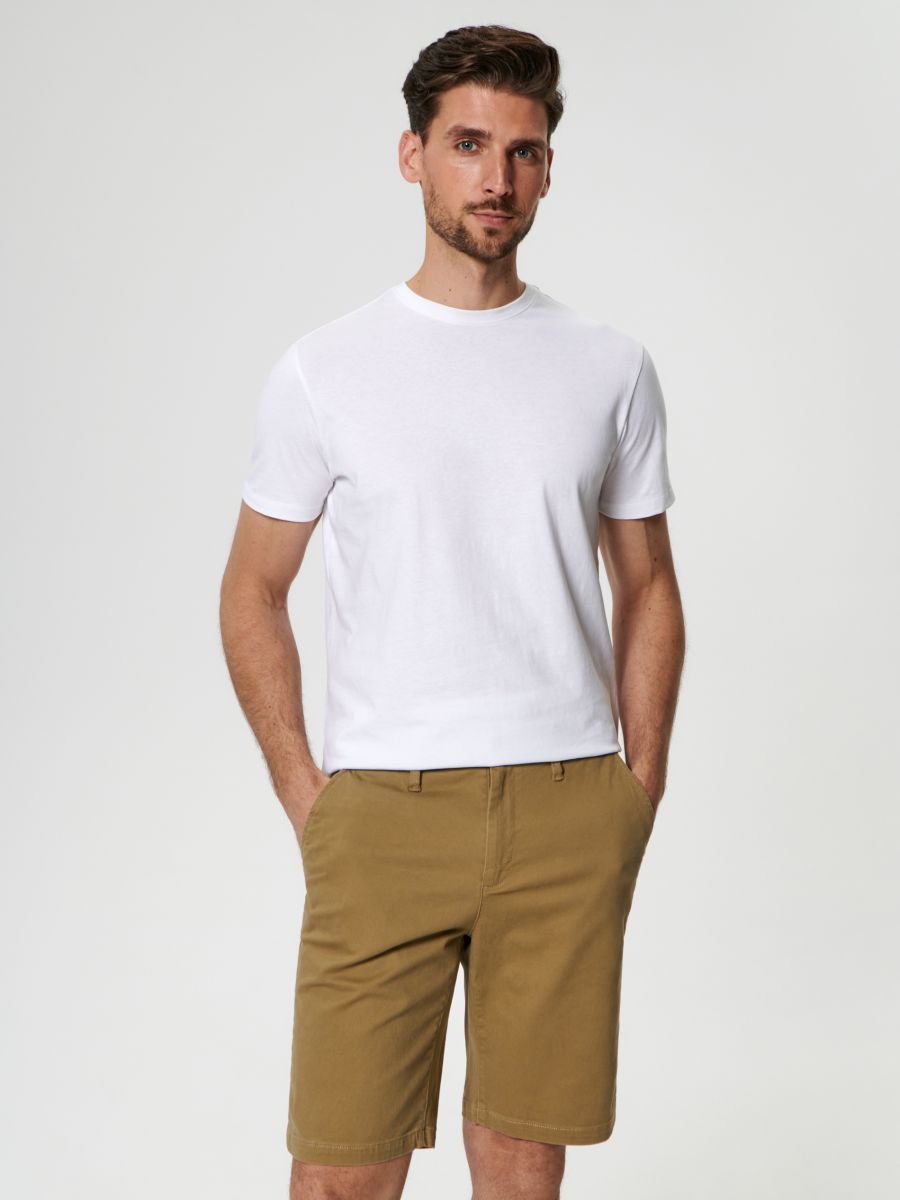 Jack & Jones - Pantaloncini In Jersey Beige - 3