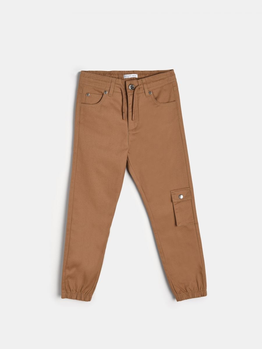 Boys beige joggers top