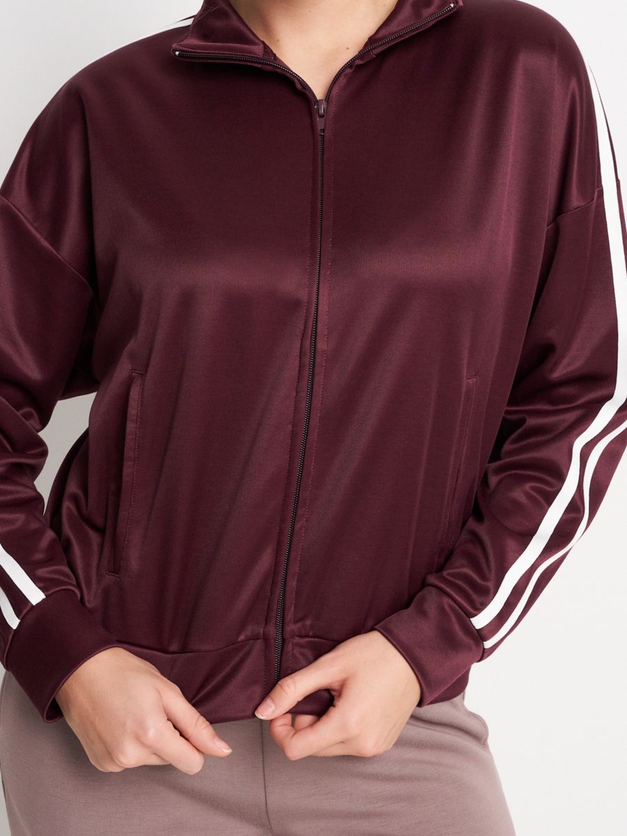 Bluză sport - bordo - SINSAY