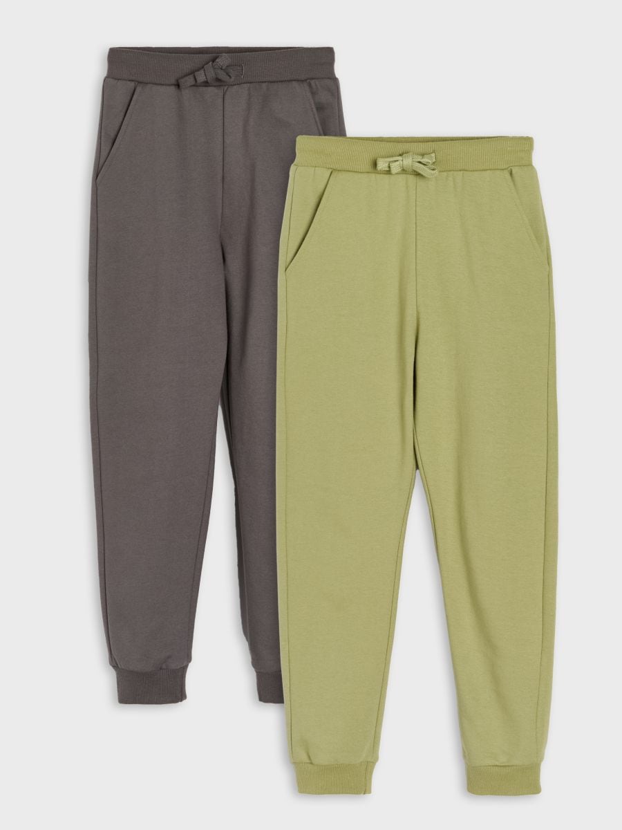 Spodnie jogger 2 pack - szary - SINSAY