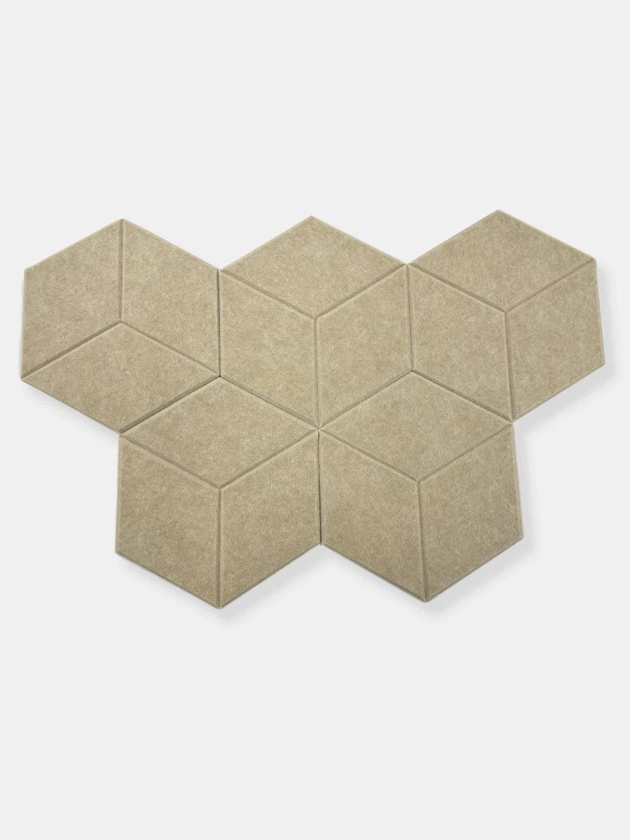 Viltseinapaneelide komplekt, 5 tk - beež - SINSAY