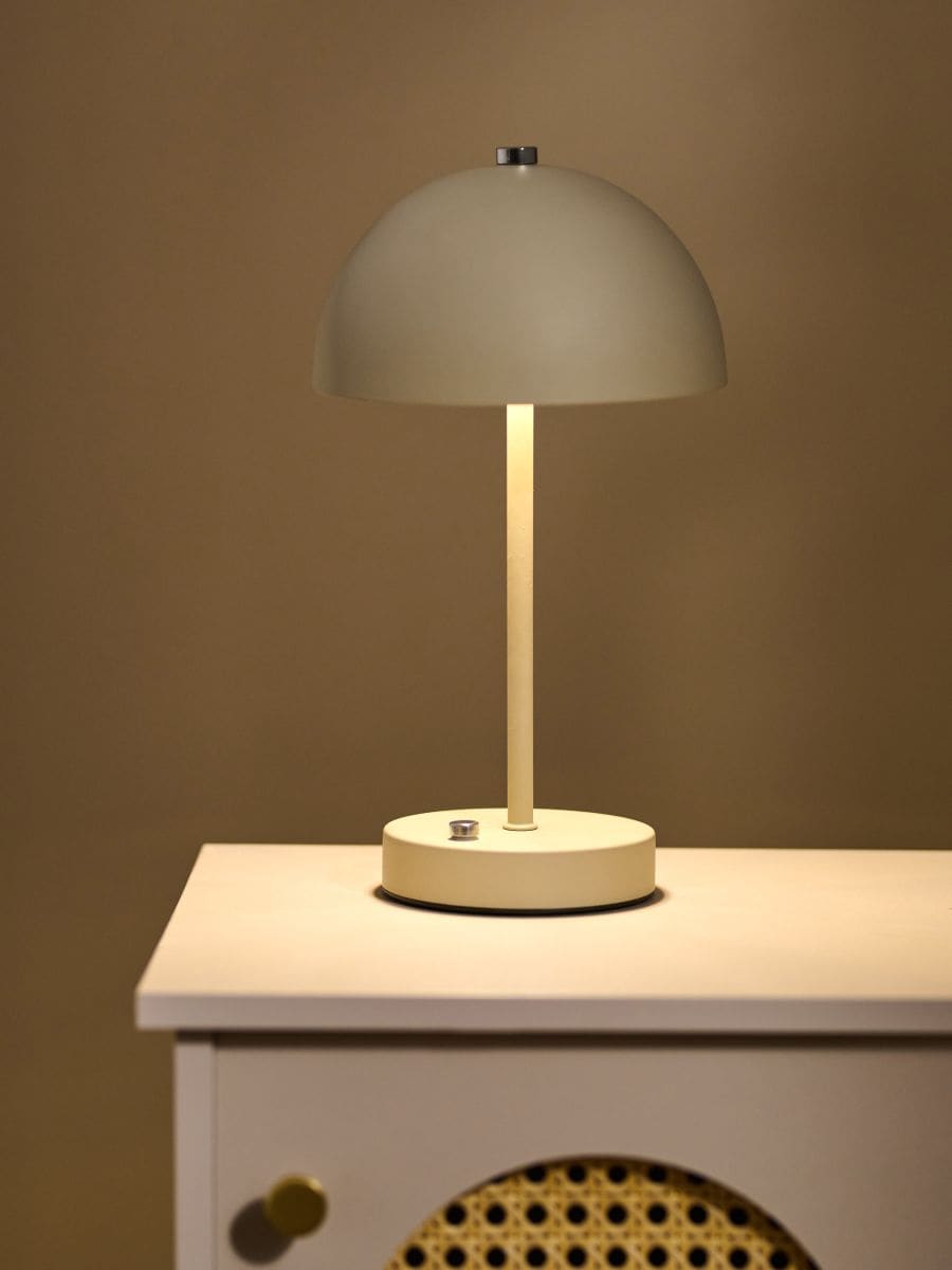 Lampa dotykowa z regulacją jasności - beżowy - SINSAY