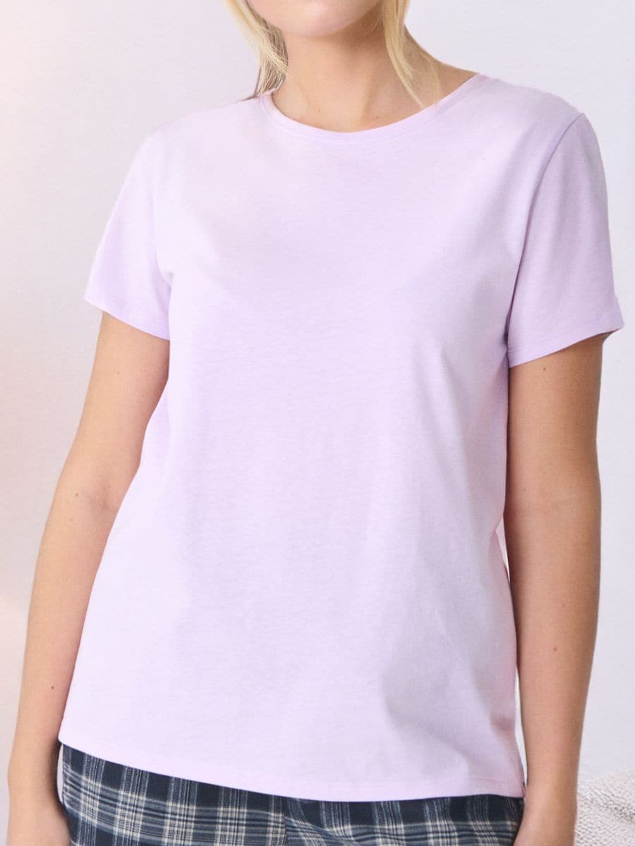 Tricou basic - lavand - SINSAY