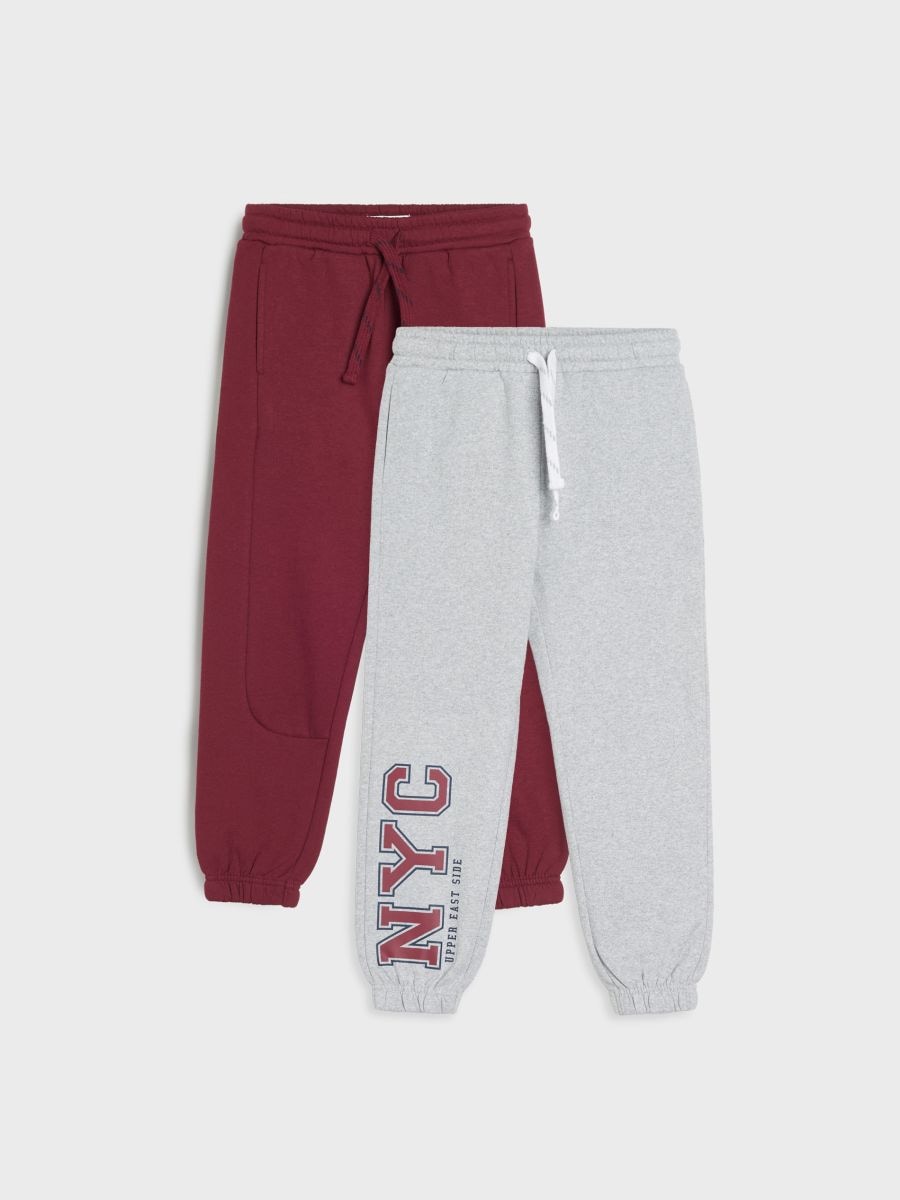 Confezione da 2 paia di pantaloni da tuta - grigio medio - SINSAY