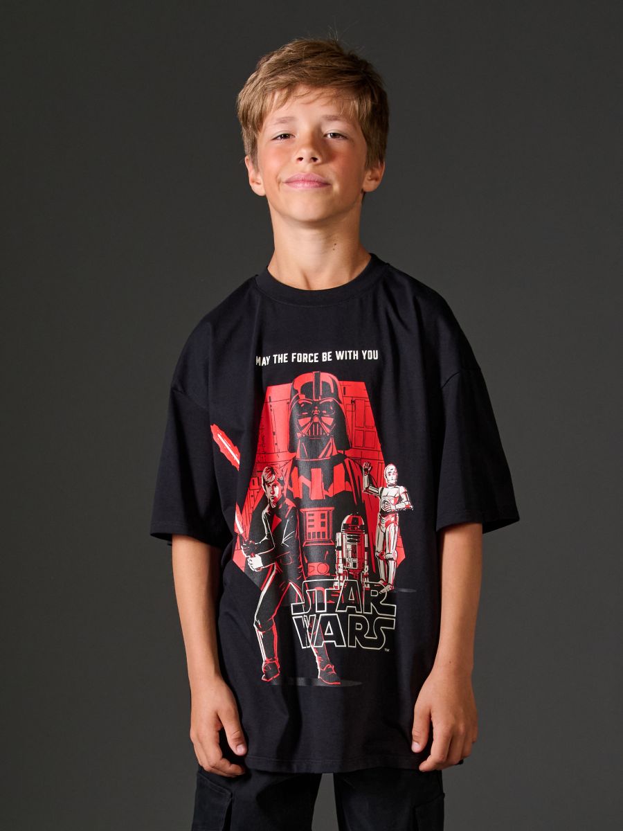 Koszulka Star Wars - czarny - SINSAY