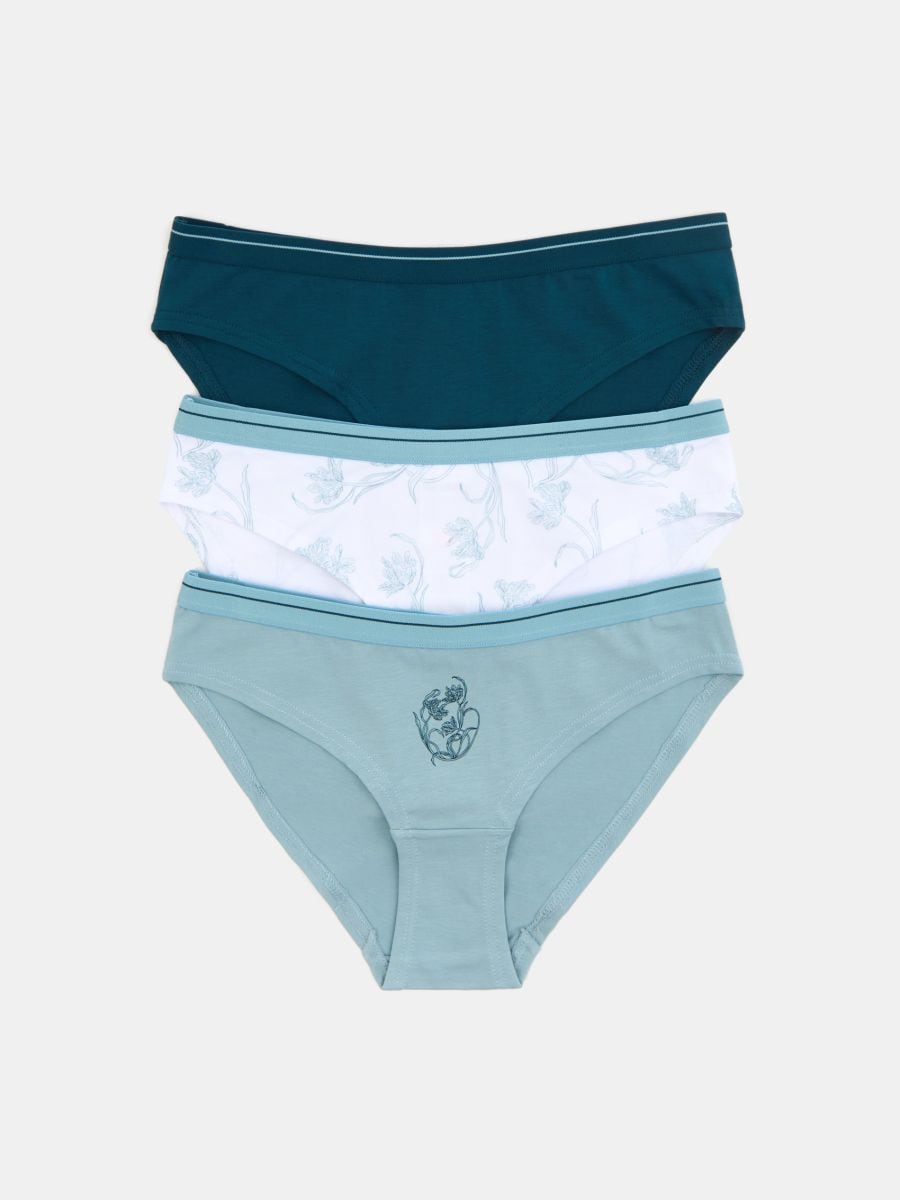 Medvilninės kelnaitės, 3 vnt. pakuotė - multicolor - SINSAY