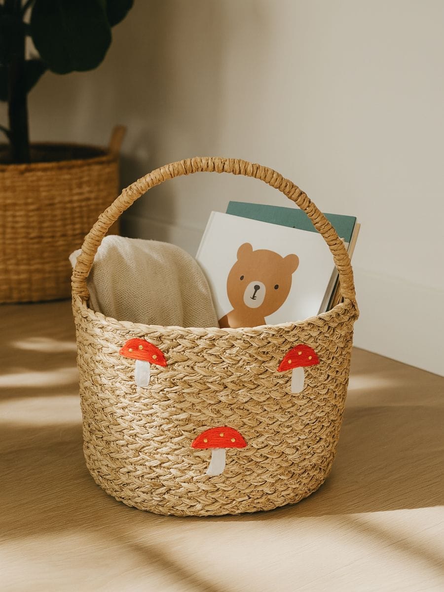 Punutud hoiukorv - beež - SINSAY