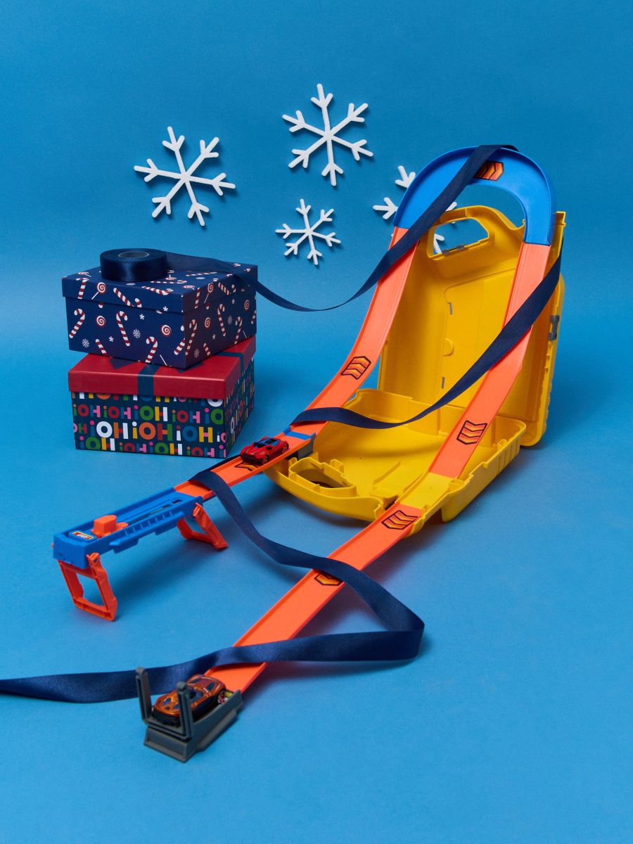 Іграшка – Рампа з двома машинками - жовтий - SINSAY