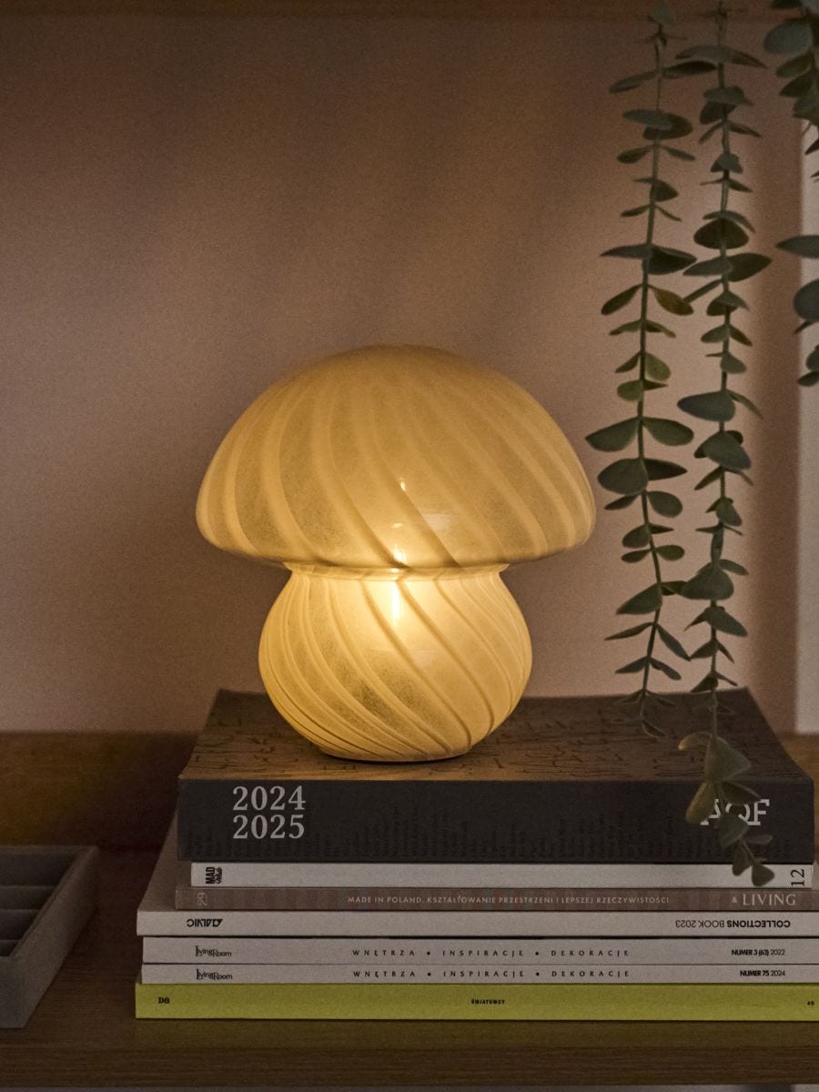 Lampka LED w kształcie grzybka - biały - SINSAY