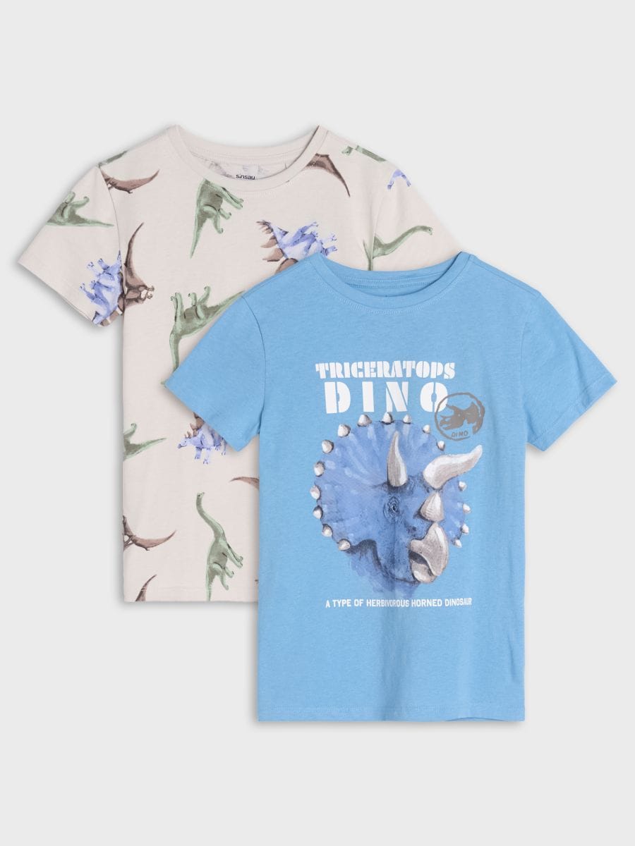 Tricou cu mânecă scurtă - light blue - SINSAY