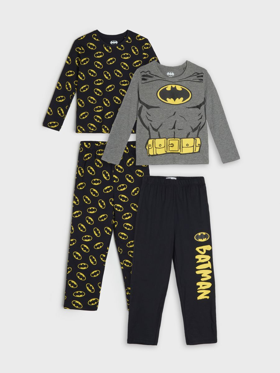 Piżamy Batman 2 pack - czarny - SINSAY