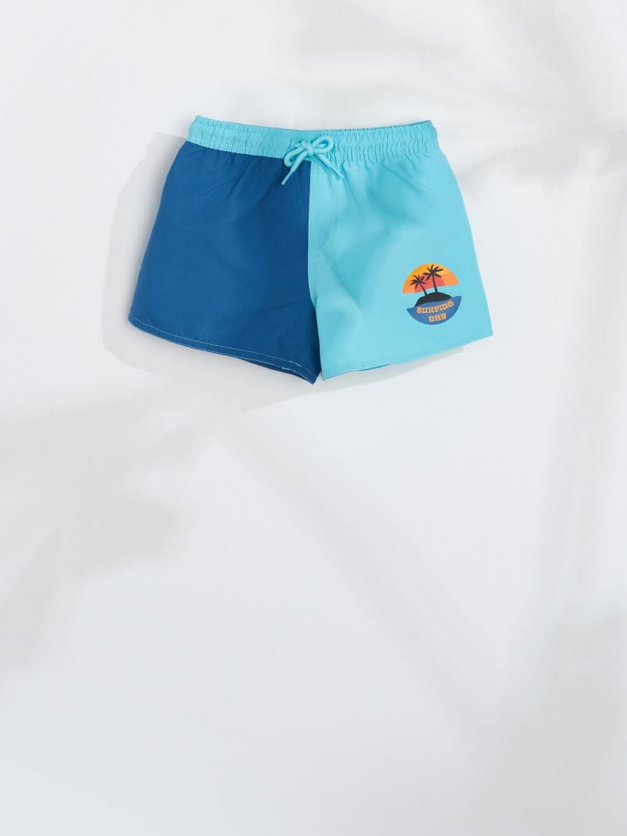 Pantaloncini mare - azzurro - SINSAY