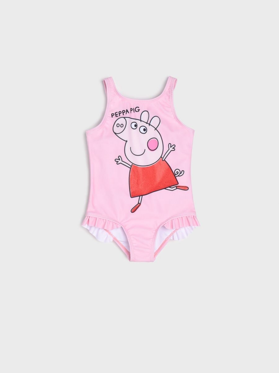 Jednodielne plavky Peppa Pig - ružová - SINSAY