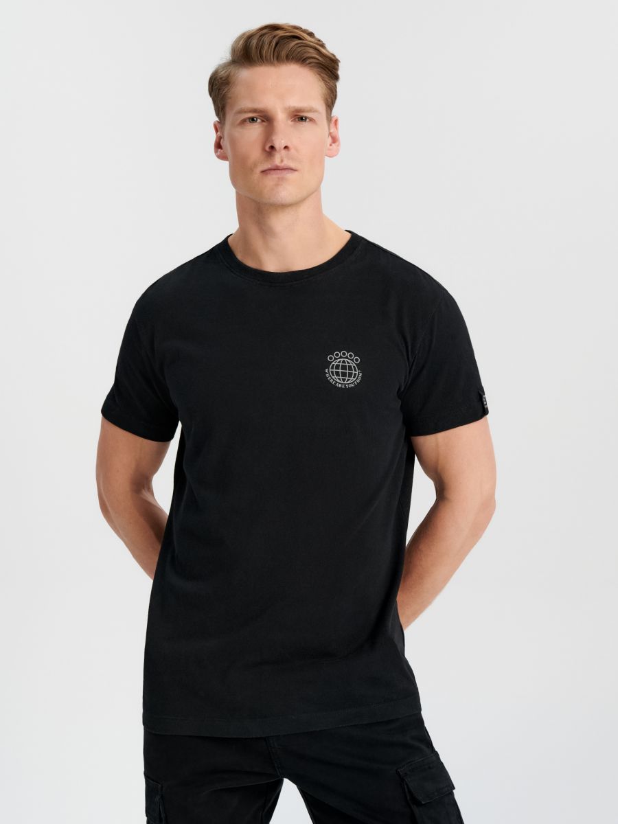 Koszulka E.T - czarny - SINSAY