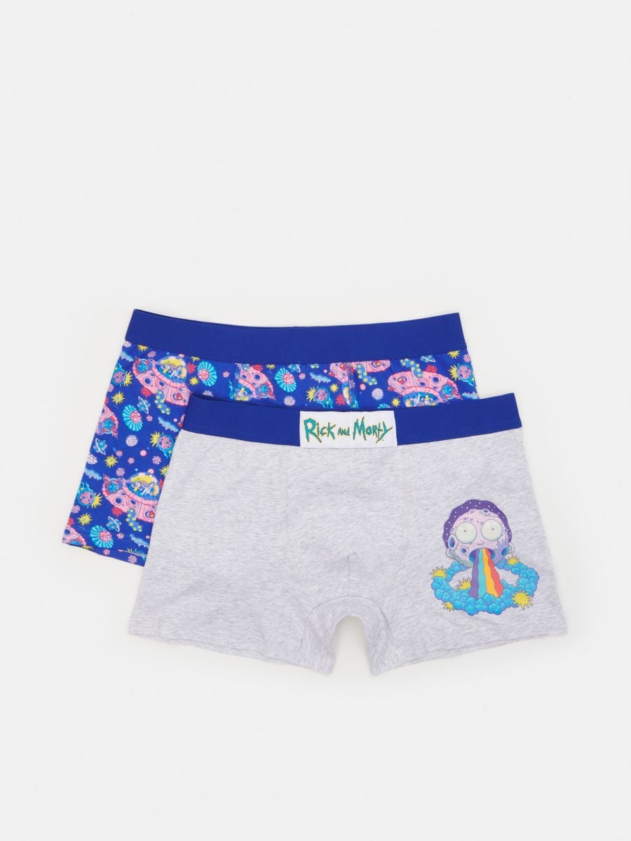 Rick and Morty boxers 2 pack Color blue - SINSAY - 0235J-55X