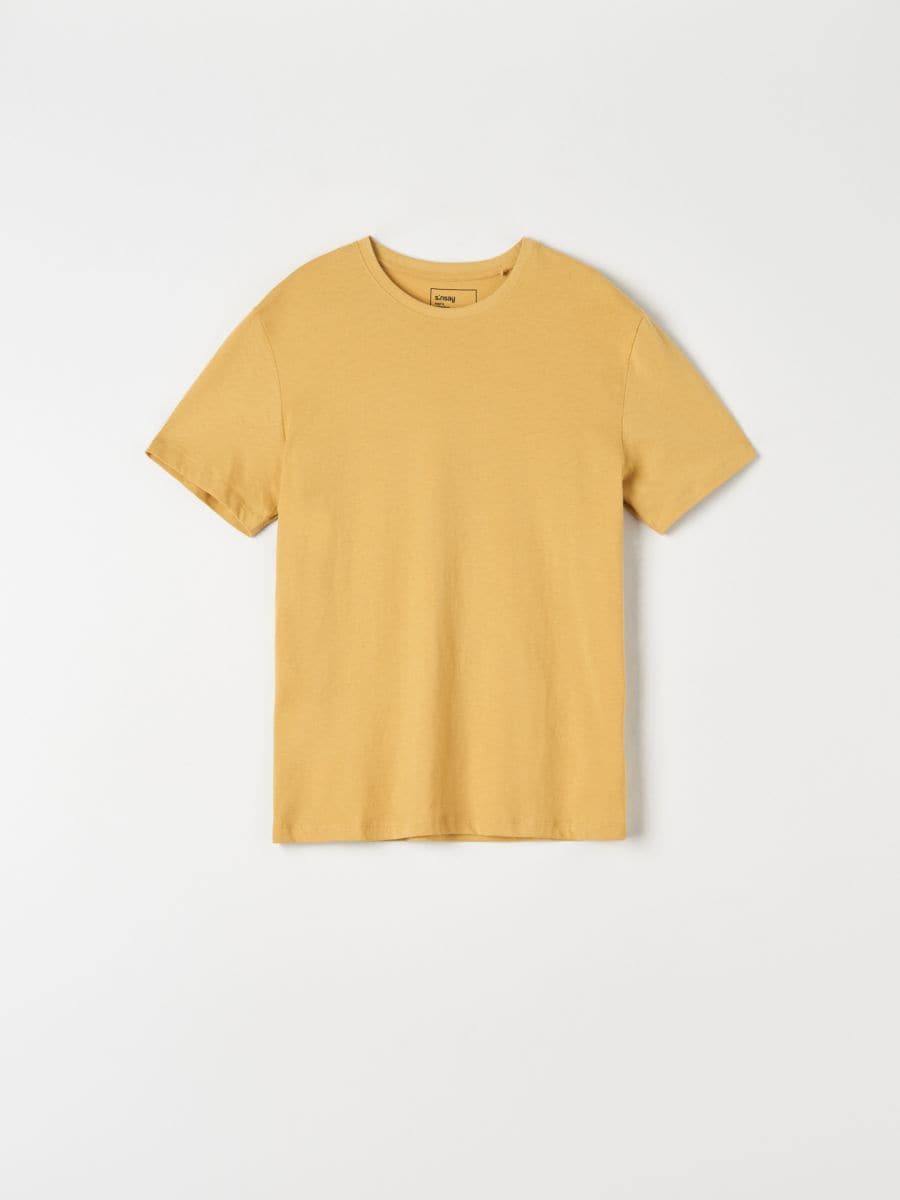 Тениска - горчица - SINSAY