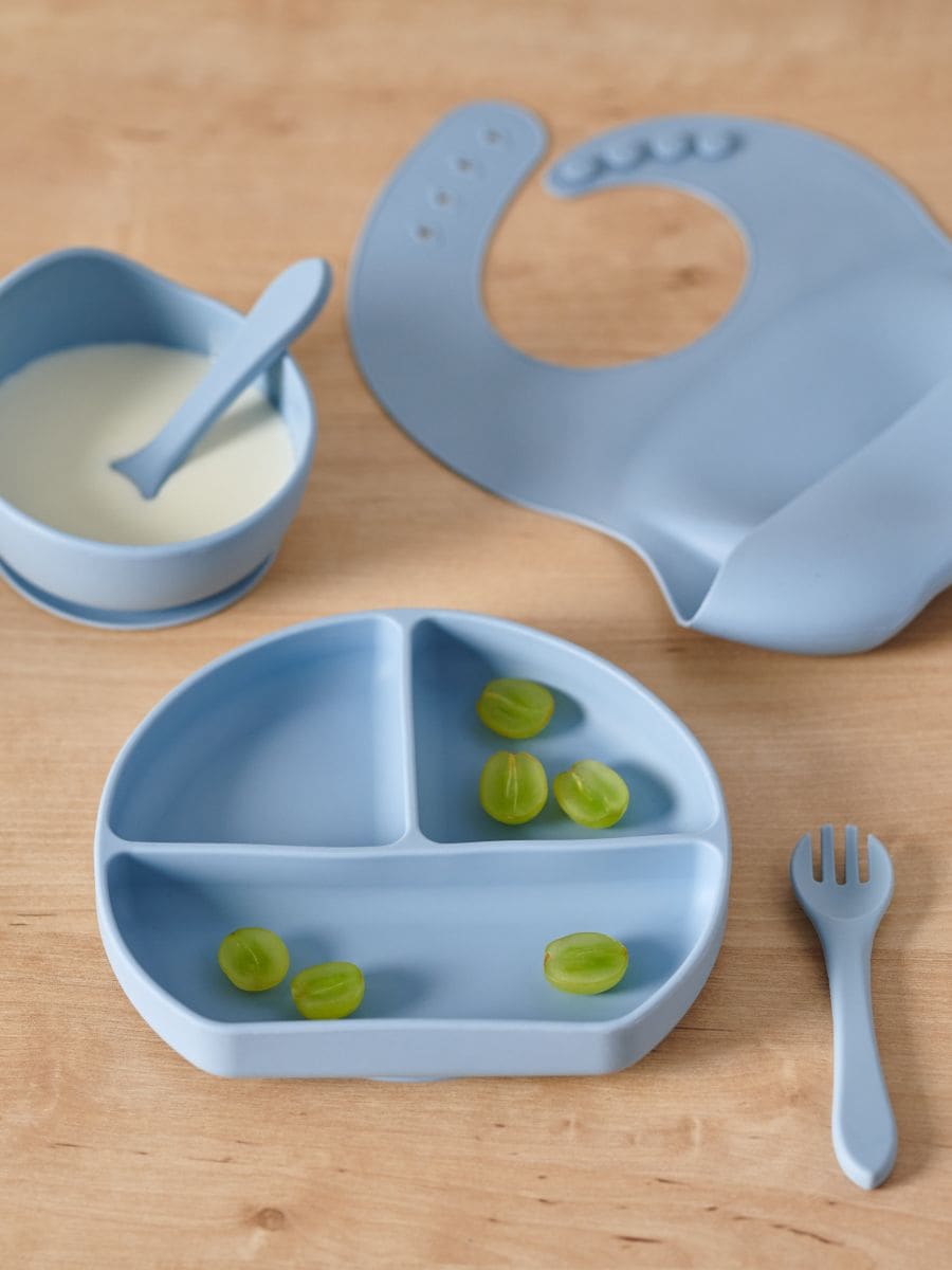Набір дитячого посуду - блакитний - SINSAY