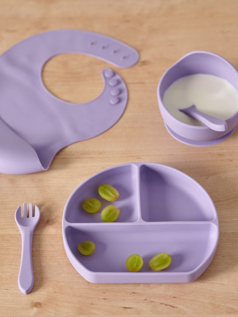 Набір дитячого посуду - фіолетовий - SINSAY