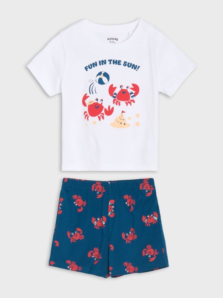 Set pijama - alb - SINSAY