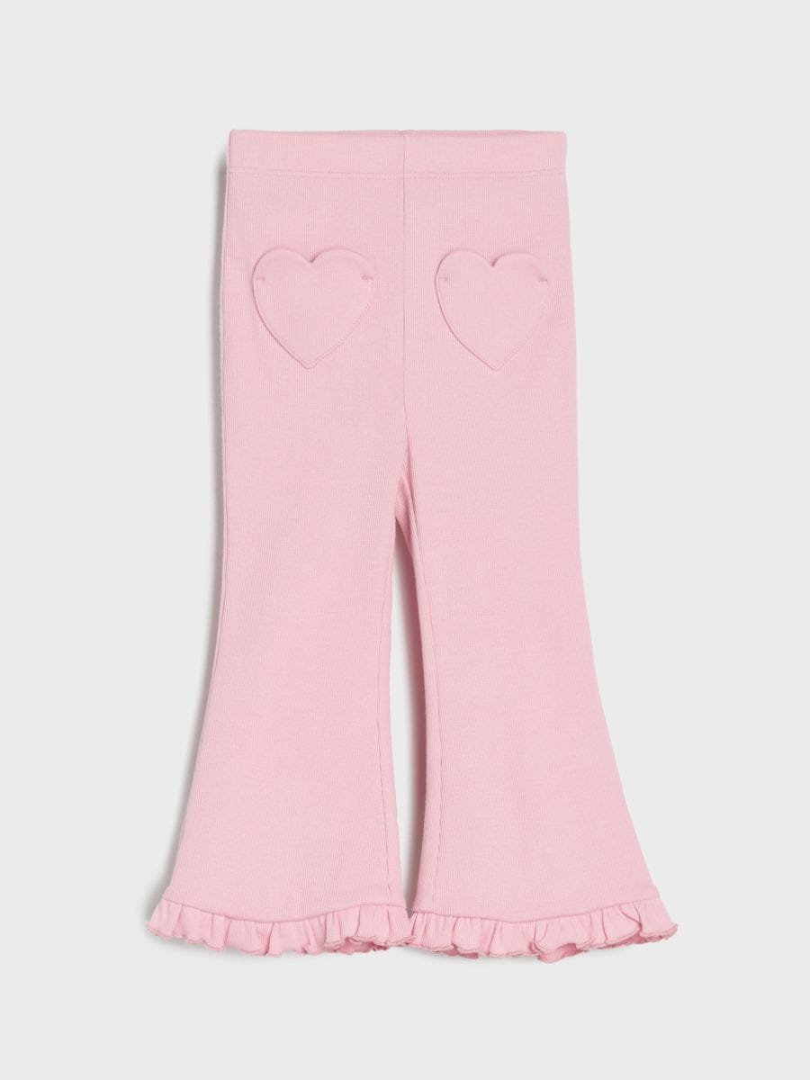 Pantaloni a zampa di elefante - rosa - SINSAY