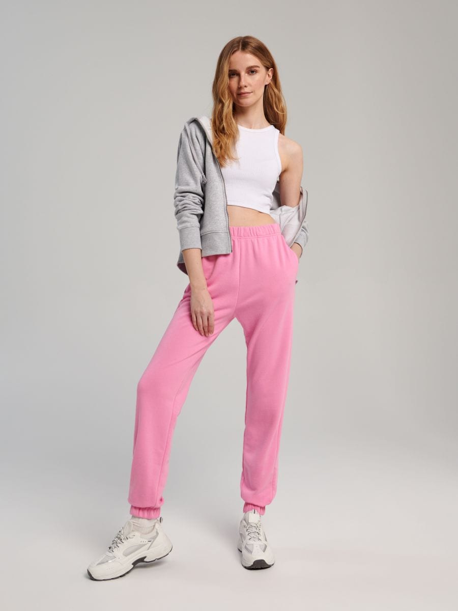 Double Zero Sweatpants Size Spicy Small Style #DZ20J031 Pink 100% Cotton  Joggers