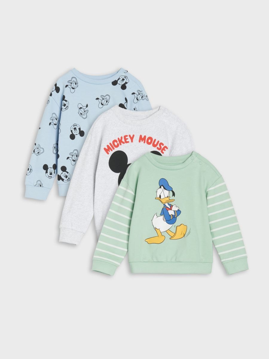 Confezione da 3 felpe Mickey Mouse - blu - SINSAY