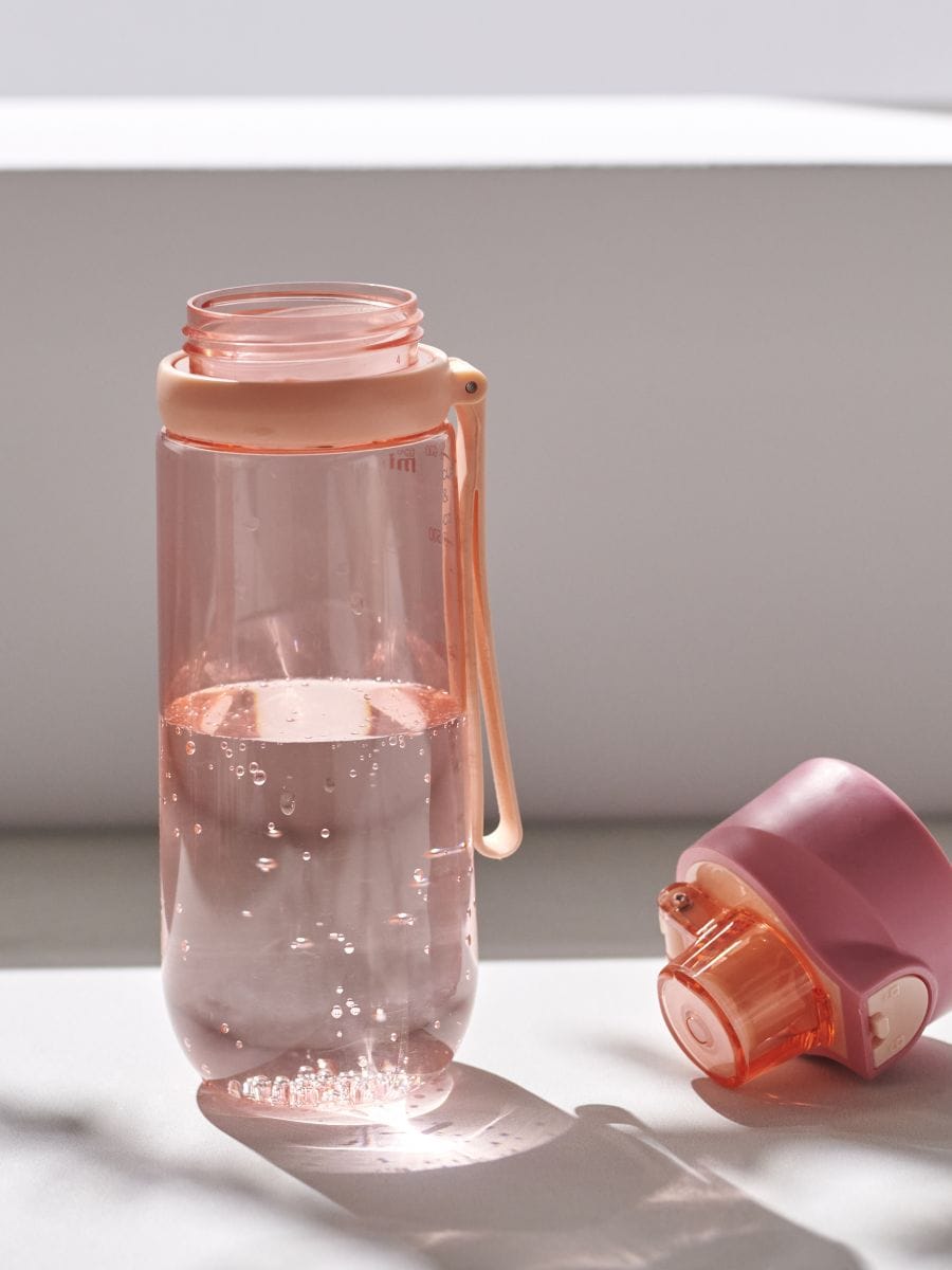 Water bottle - pastel pink - SINSAY