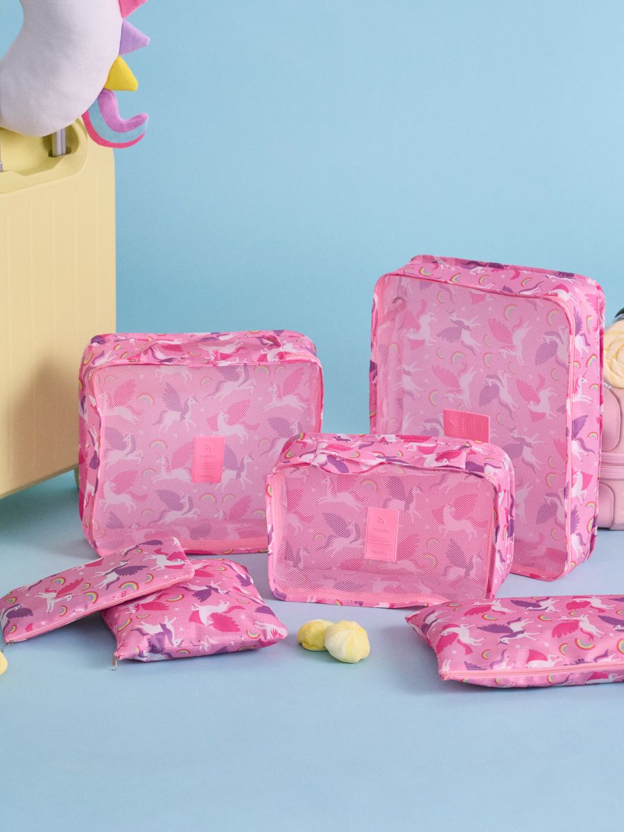Organizer für Koffer 6 pack - Pink - SINSAY
