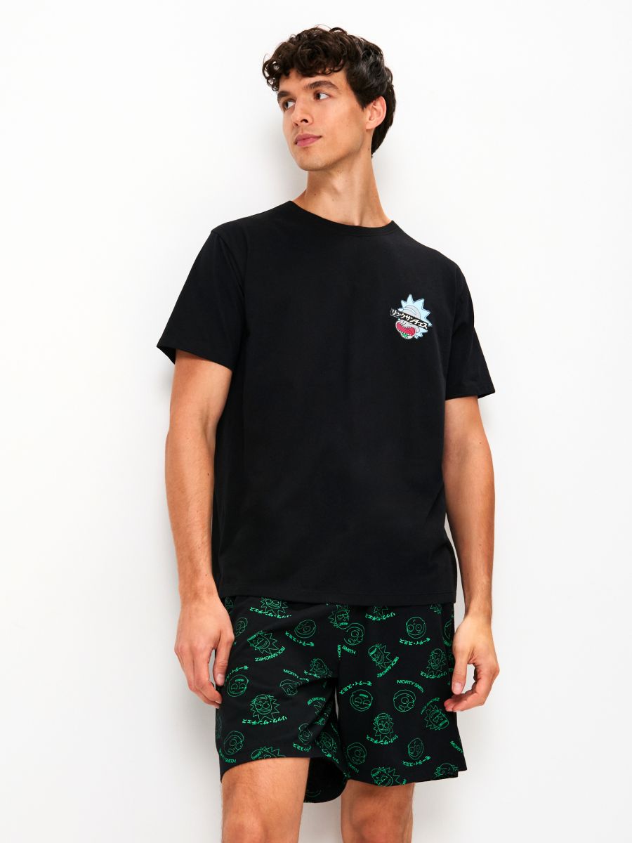 Βαμβακερή πιτζάμα δύο τεμαχίων Rick & Morty - πολυχρωμο - SINSAY