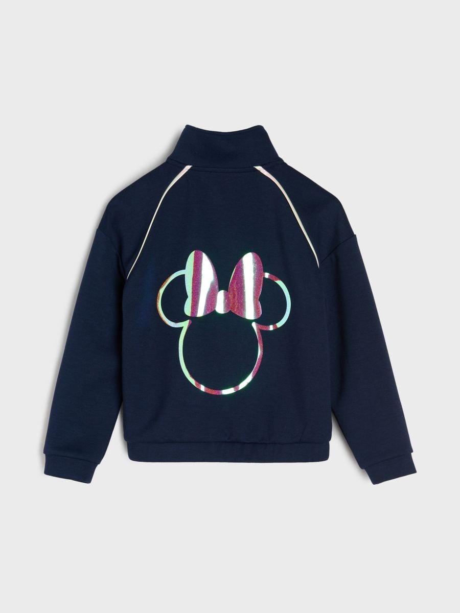Bluza z domieszką wiskozy Minnie Mouse - granatowy - SINSAY