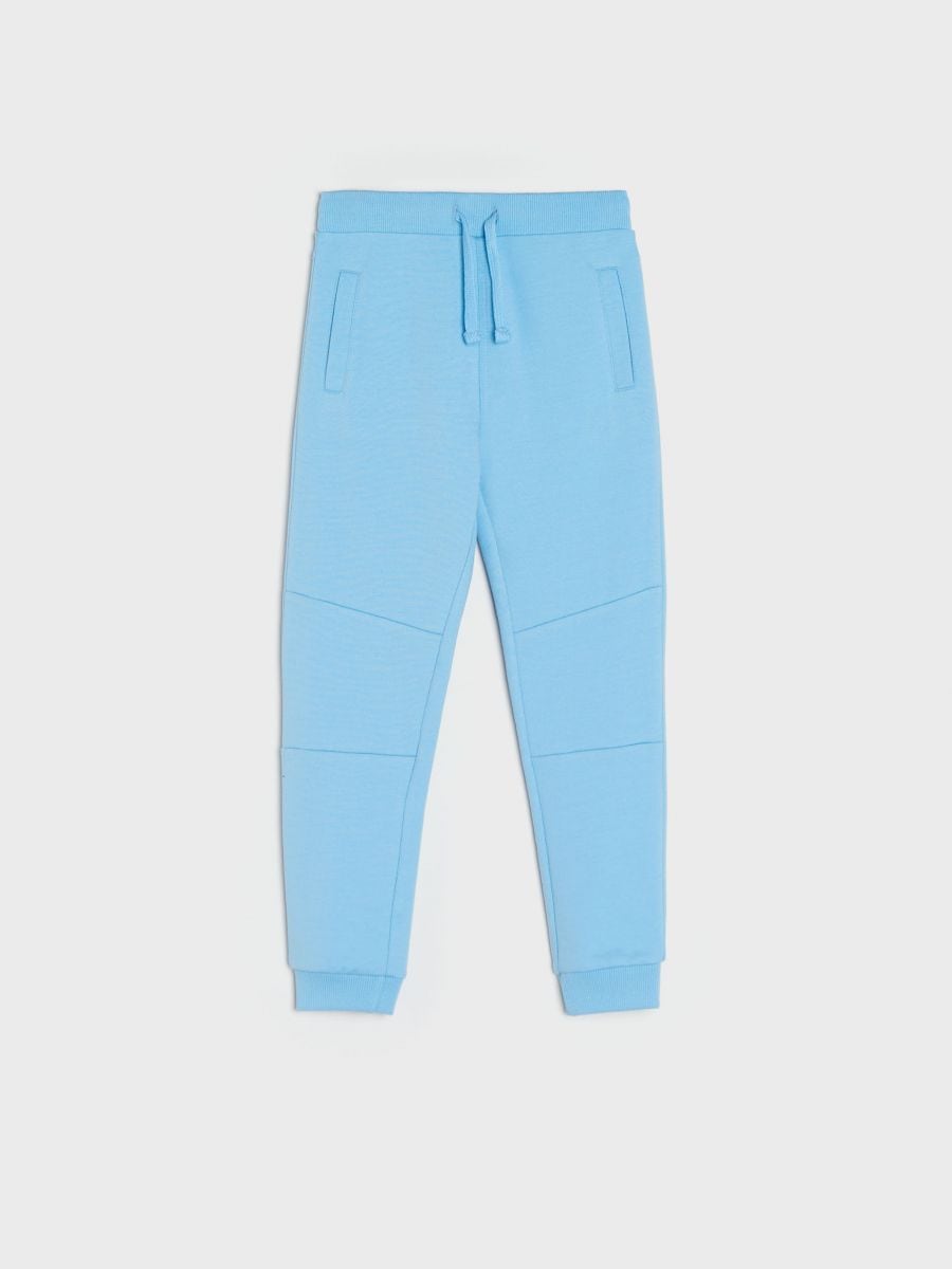 Spodnie dresowe jogger - niebieski - SINSAY