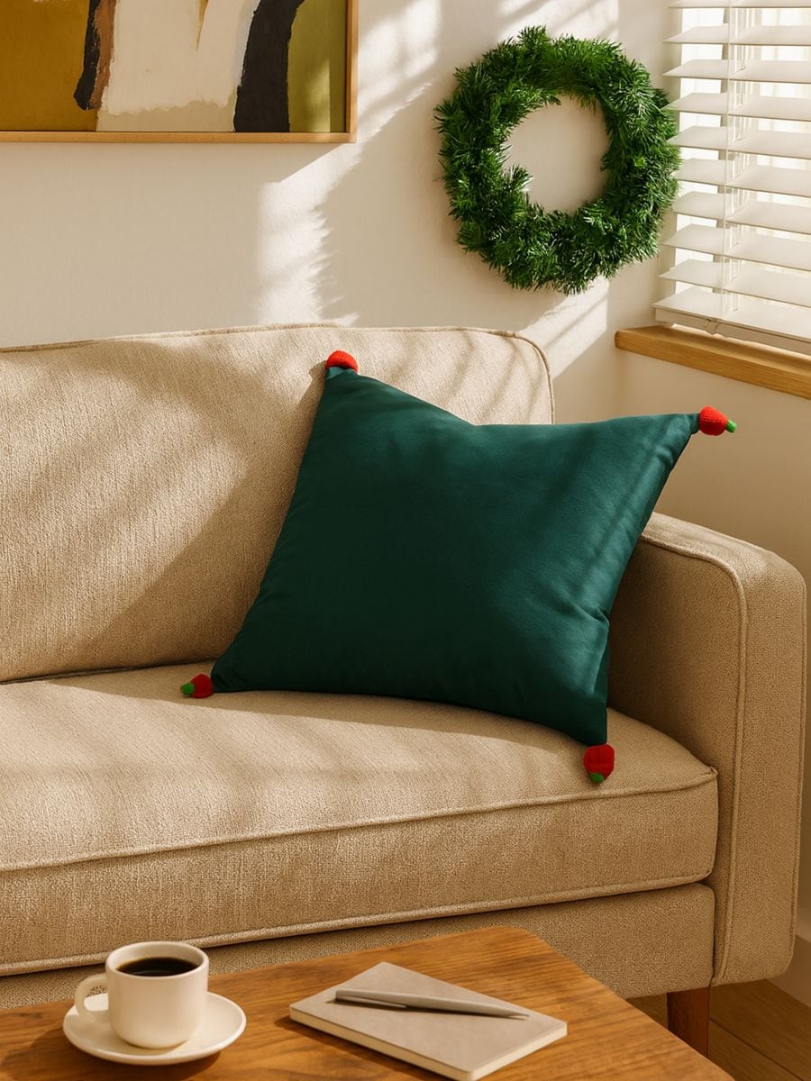 Декоративна възглавница - зeлeн - SINSAY